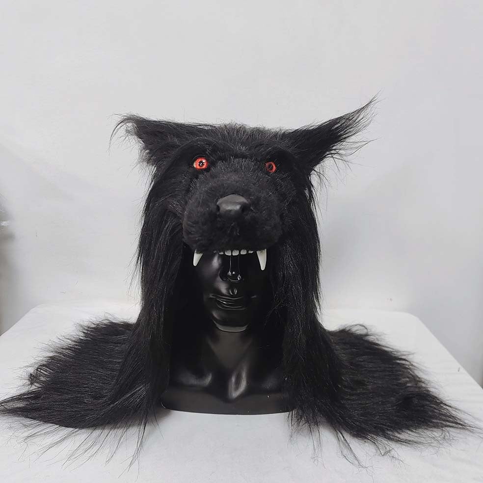 Shadow Howler | Wolf Costume Head Top & Shawl