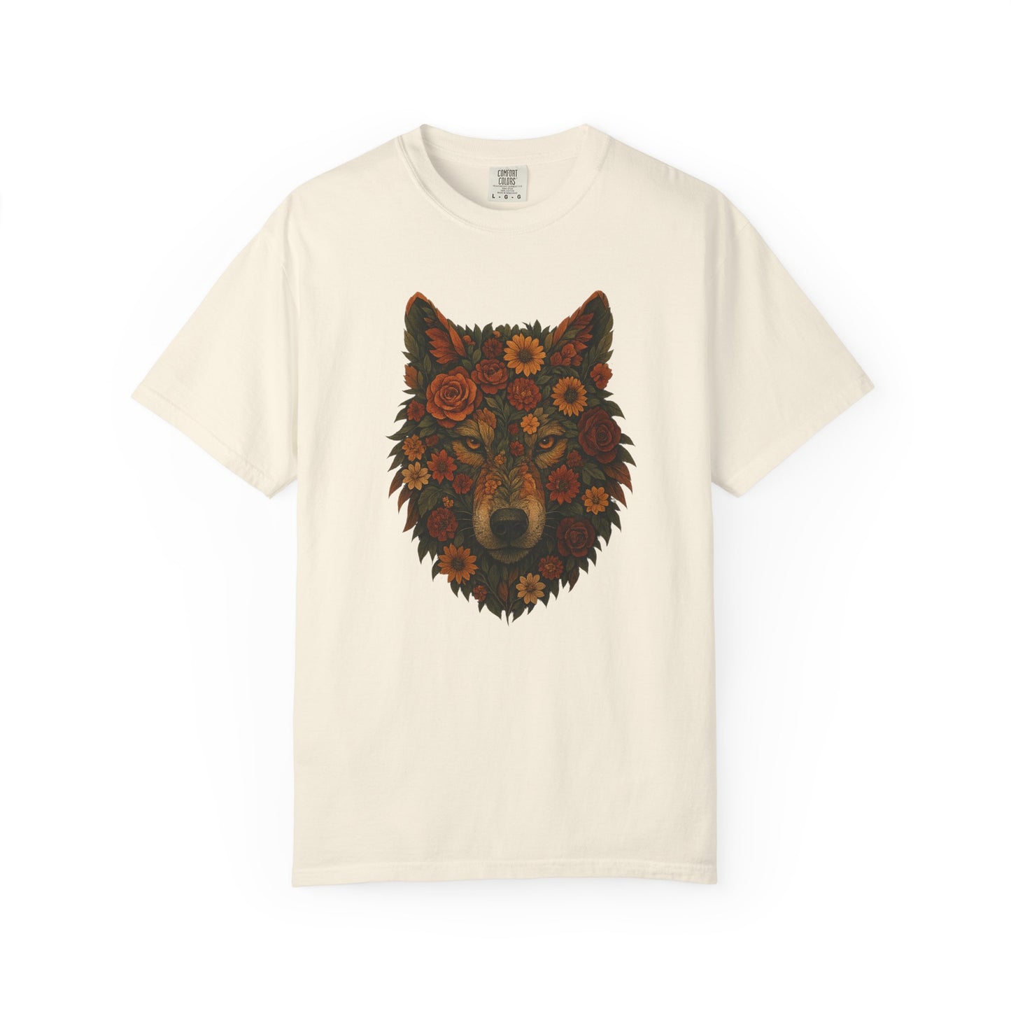Emberbloom Wolf | Graphic Wolf Shirt