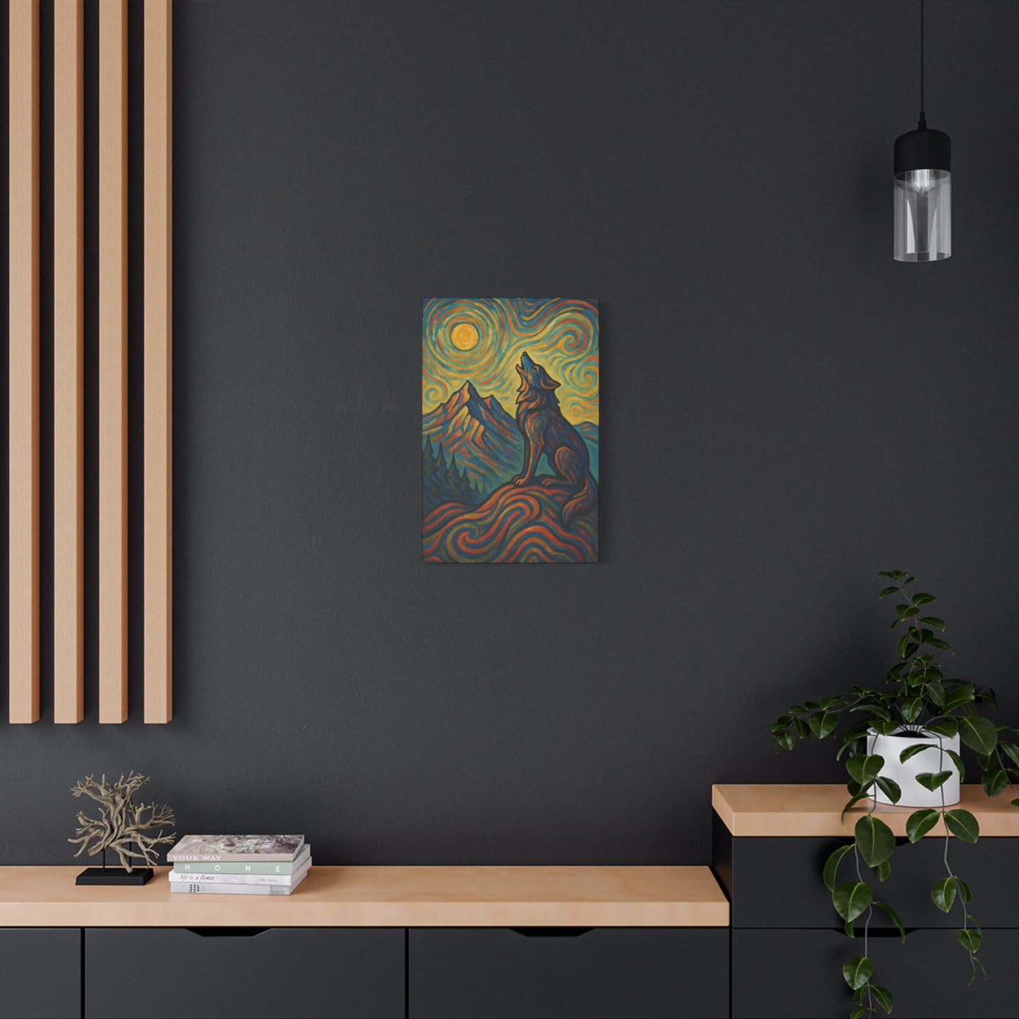 Suncry Wolf | Nature Wolf Canvas Wall Art