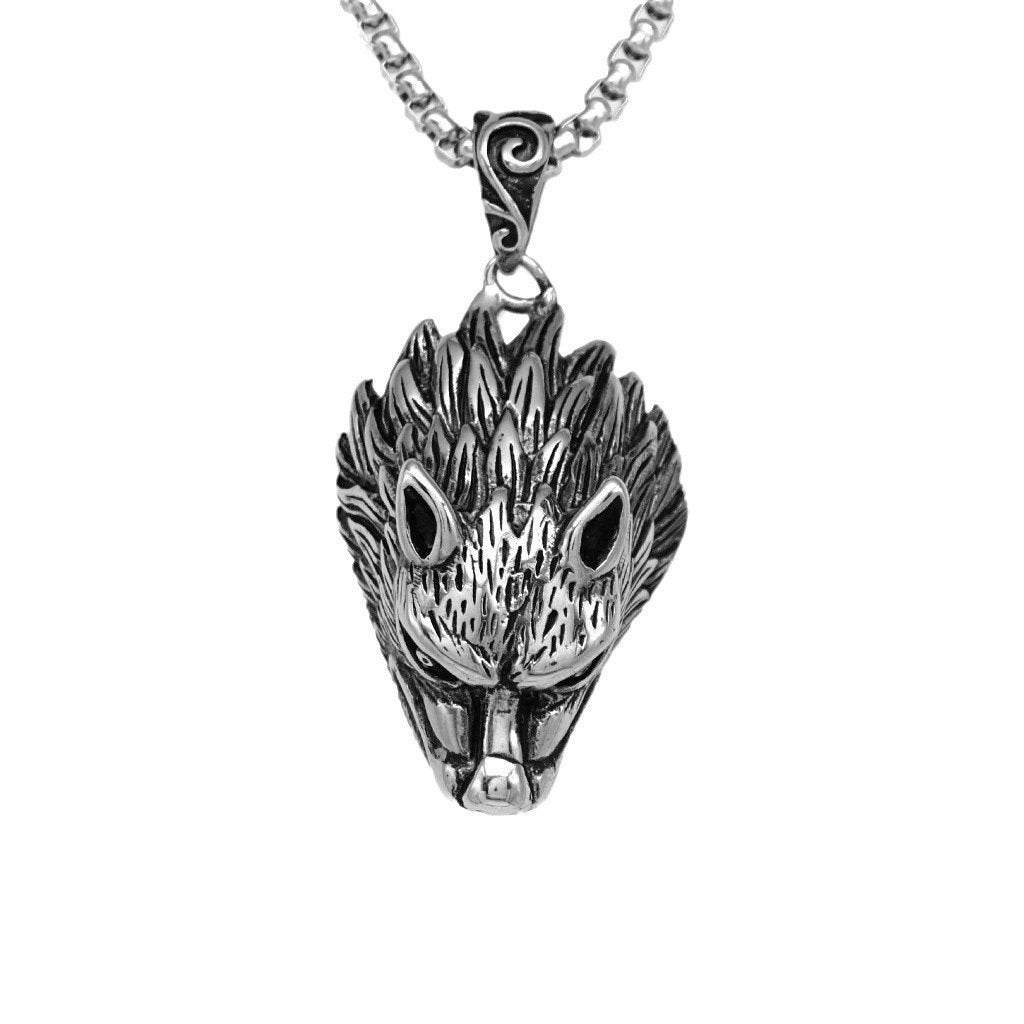 Ironfang | Wolf Head Pendant Necklace