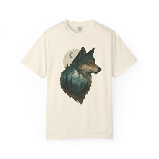 Midnight Range Wolf | Graphic Wolf Shirt