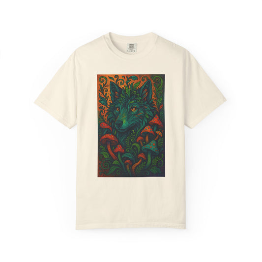 Shroomshade Wolf | Graphic Wolf Shirt