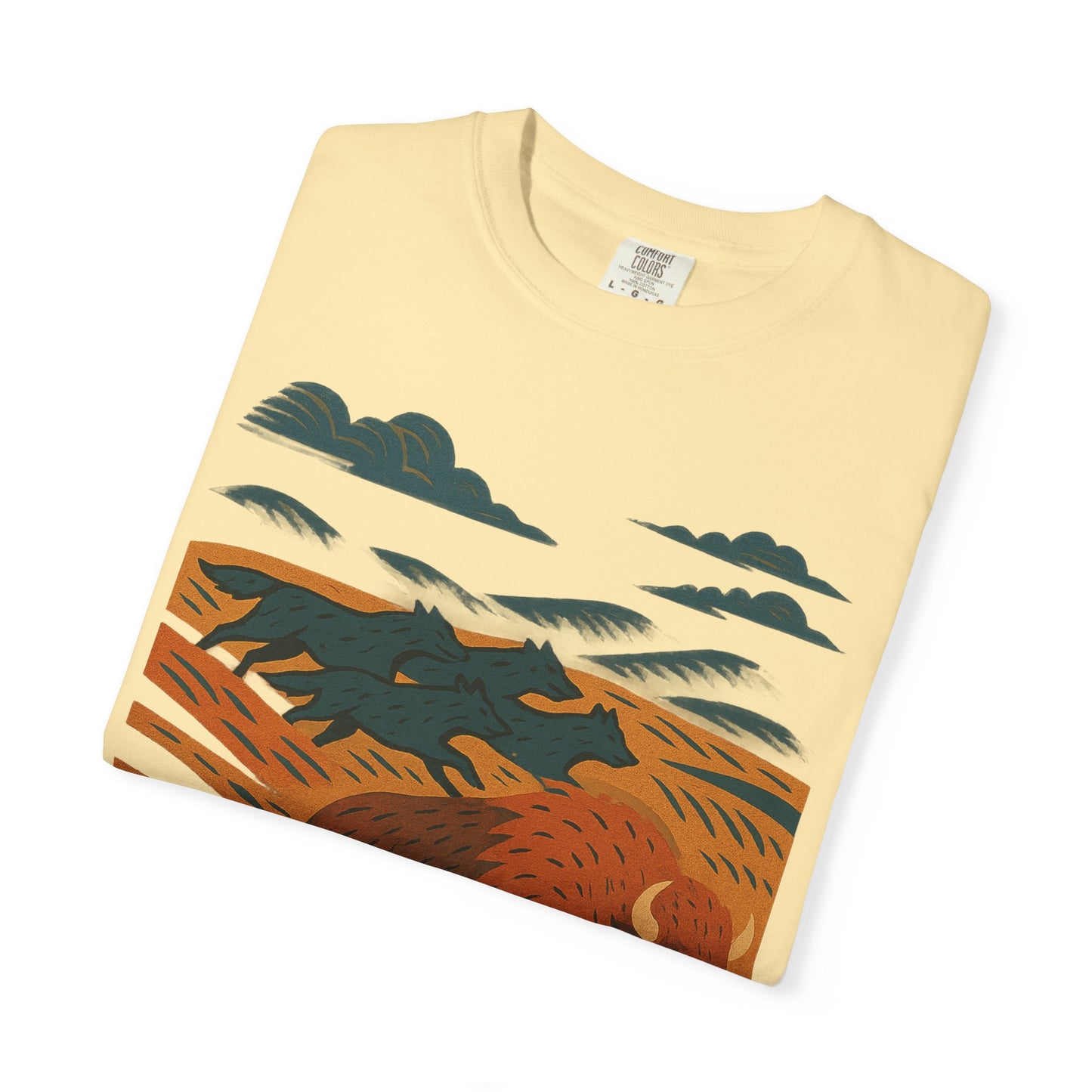 Flow of the Wolf Pack | Graphic Wolf Shirt