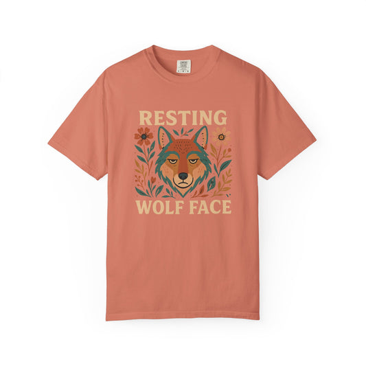 Emberglare Wolf – “Resting Wolf Face” | Graphic Wolf Shirt