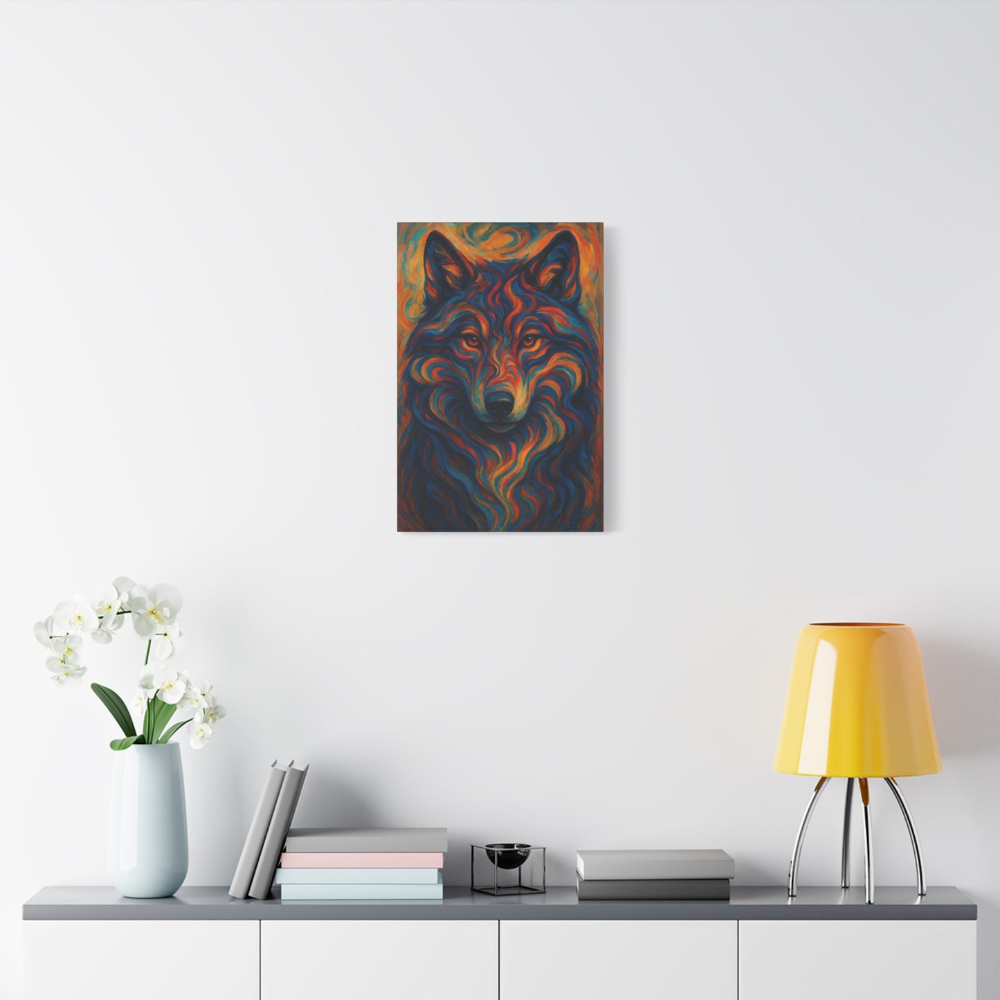 Blazefur Wolf | Nature Wolf Canvas Wall Art