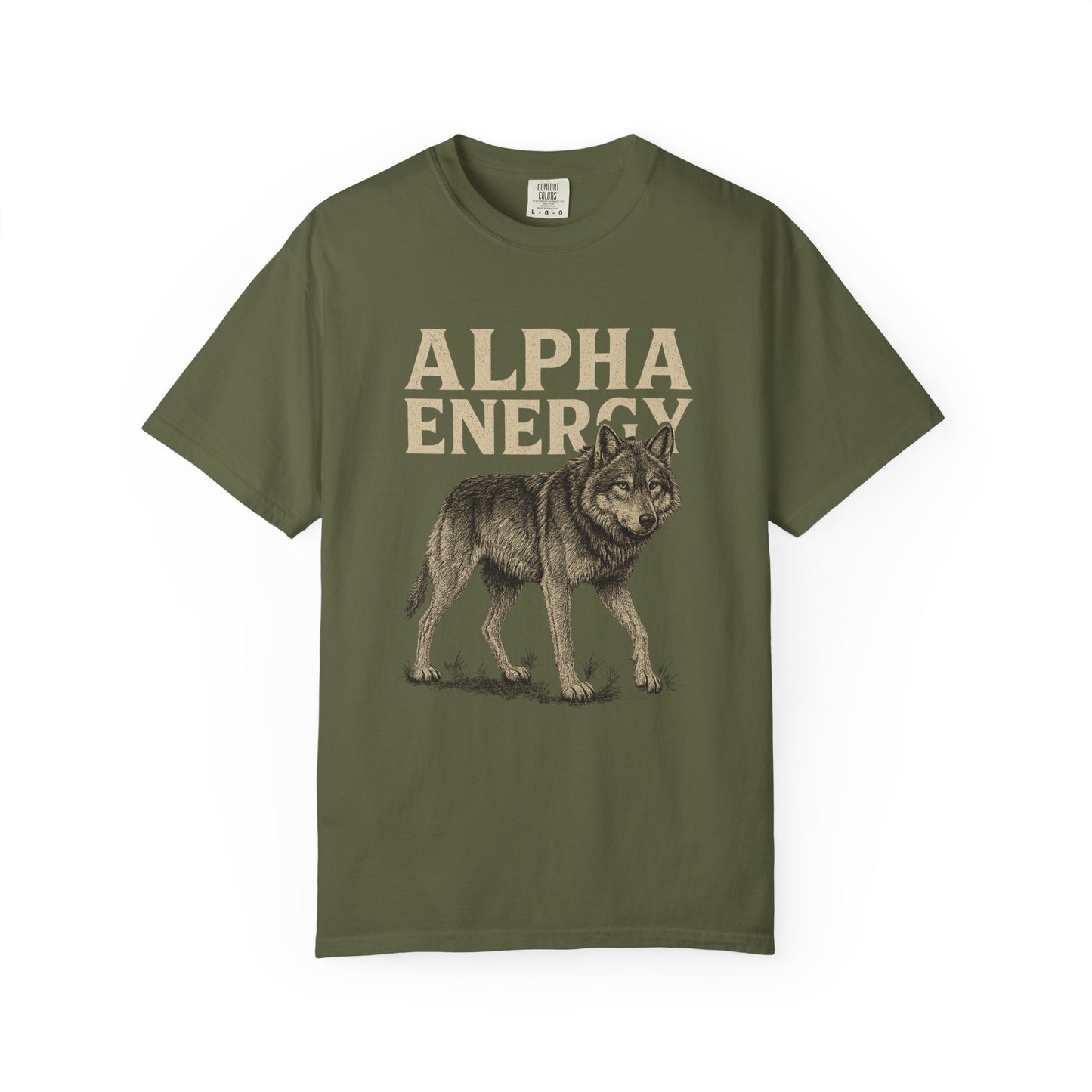 Alpha Energy Wolf | Graphic Wolf Shirt