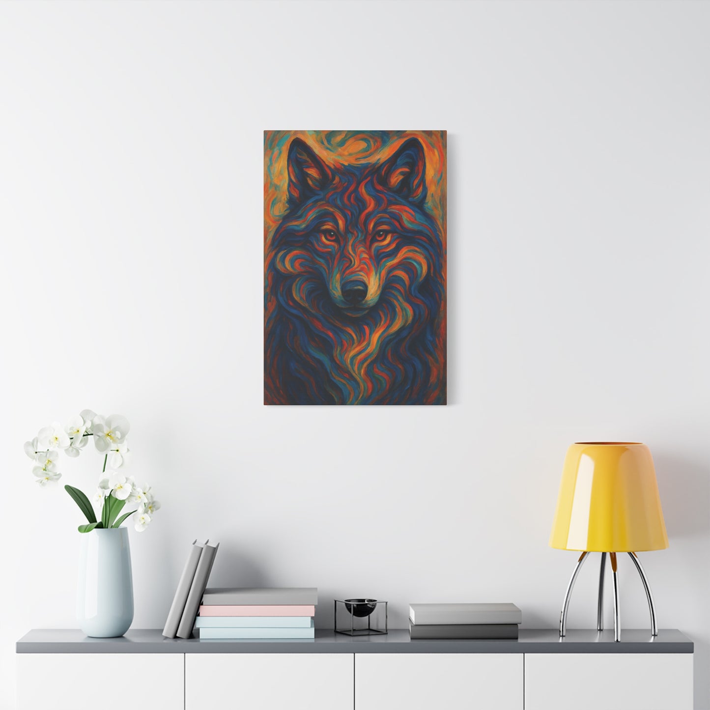 Blazefur Wolf | Nature Wolf Canvas Wall Art