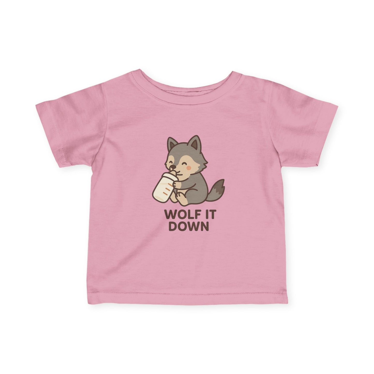 "Wolf It Down" | Baby Wolf Shirt