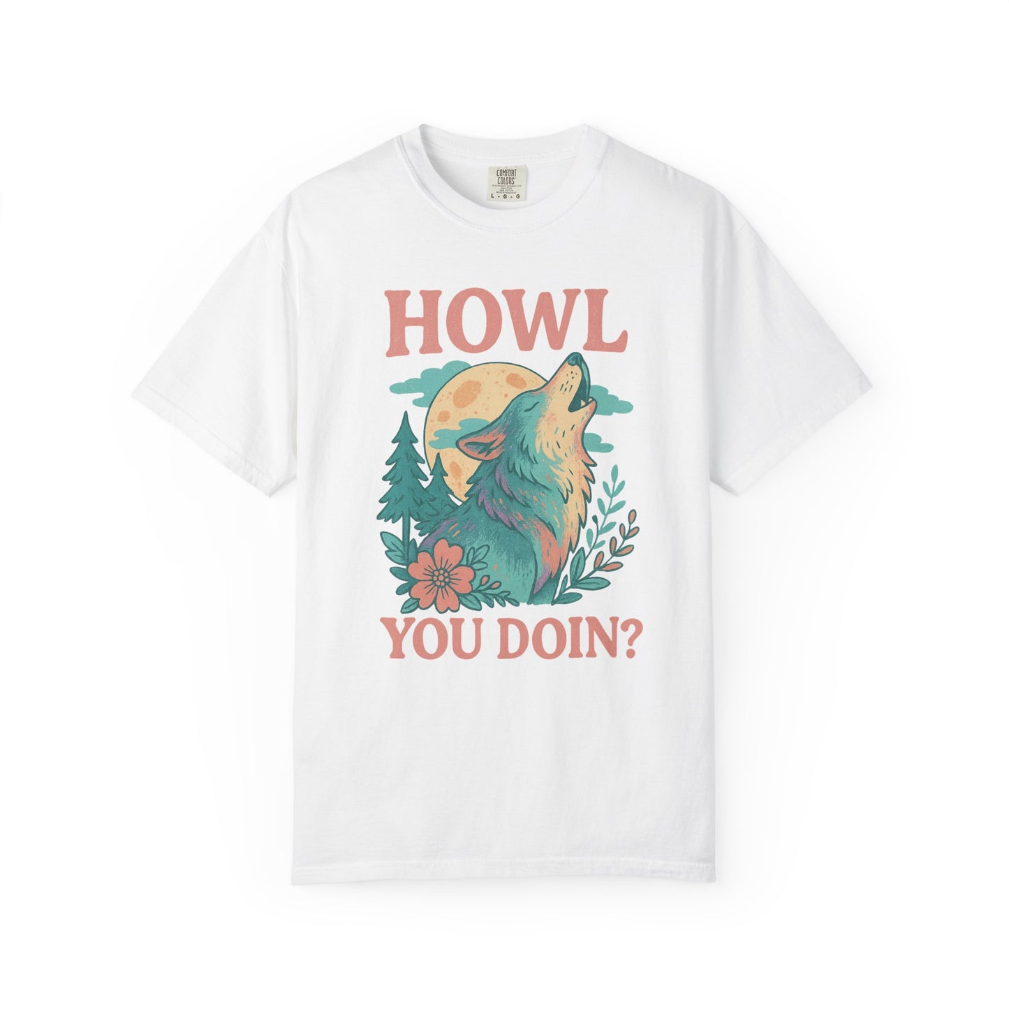 Softhowl Wolf – “Howl You Doin?” | Graphic Wolf Shirt