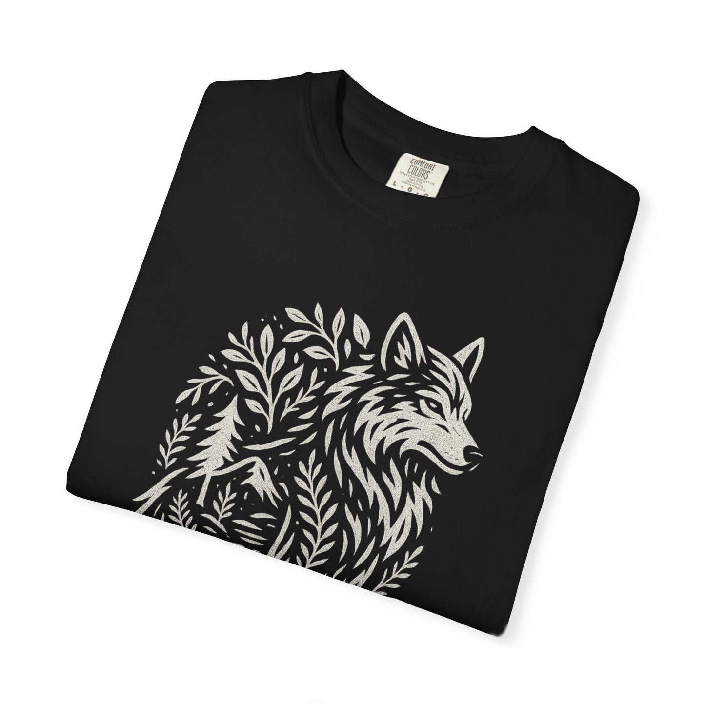 Rooted in Stillness | Graphic Wolf Shirt