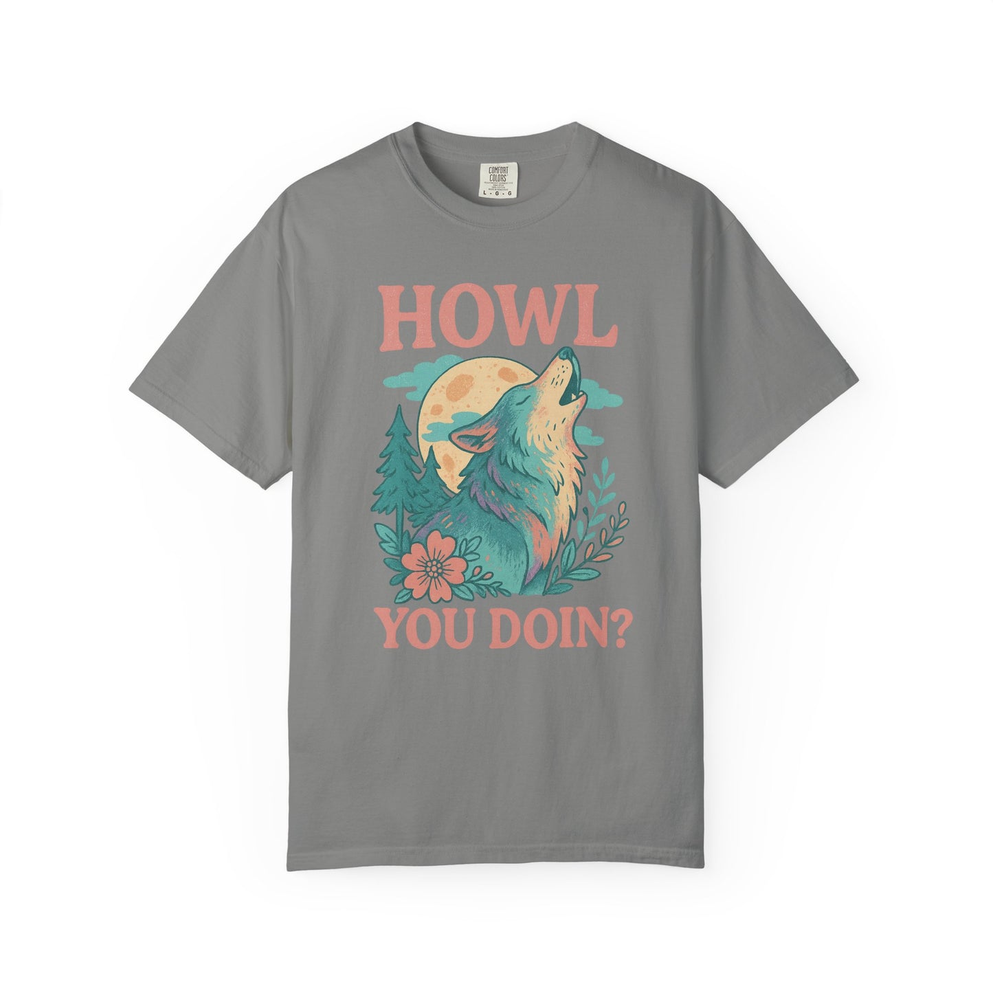 Softhowl Wolf – “Howl You Doin?” | Graphic Wolf Shirt