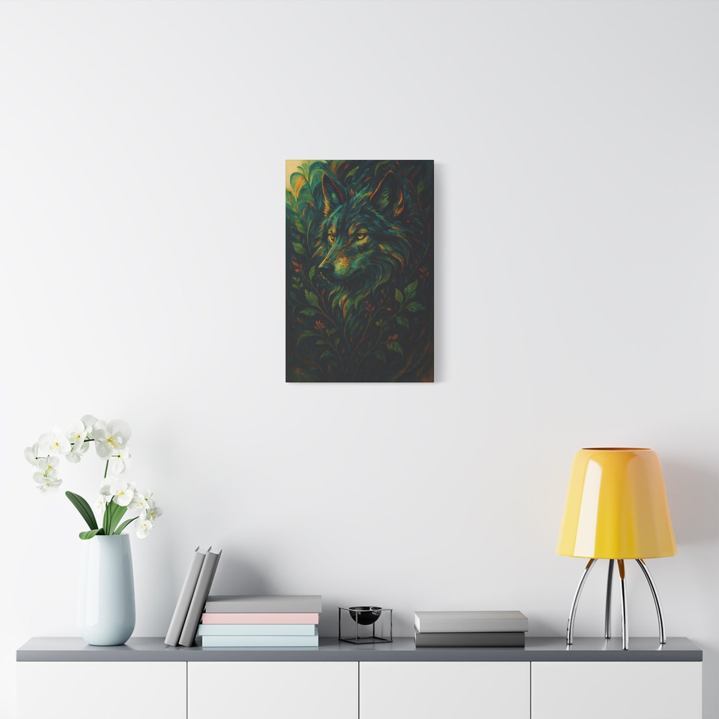 Evergaze Wolf | Nature Wolf Canvas Wall Art