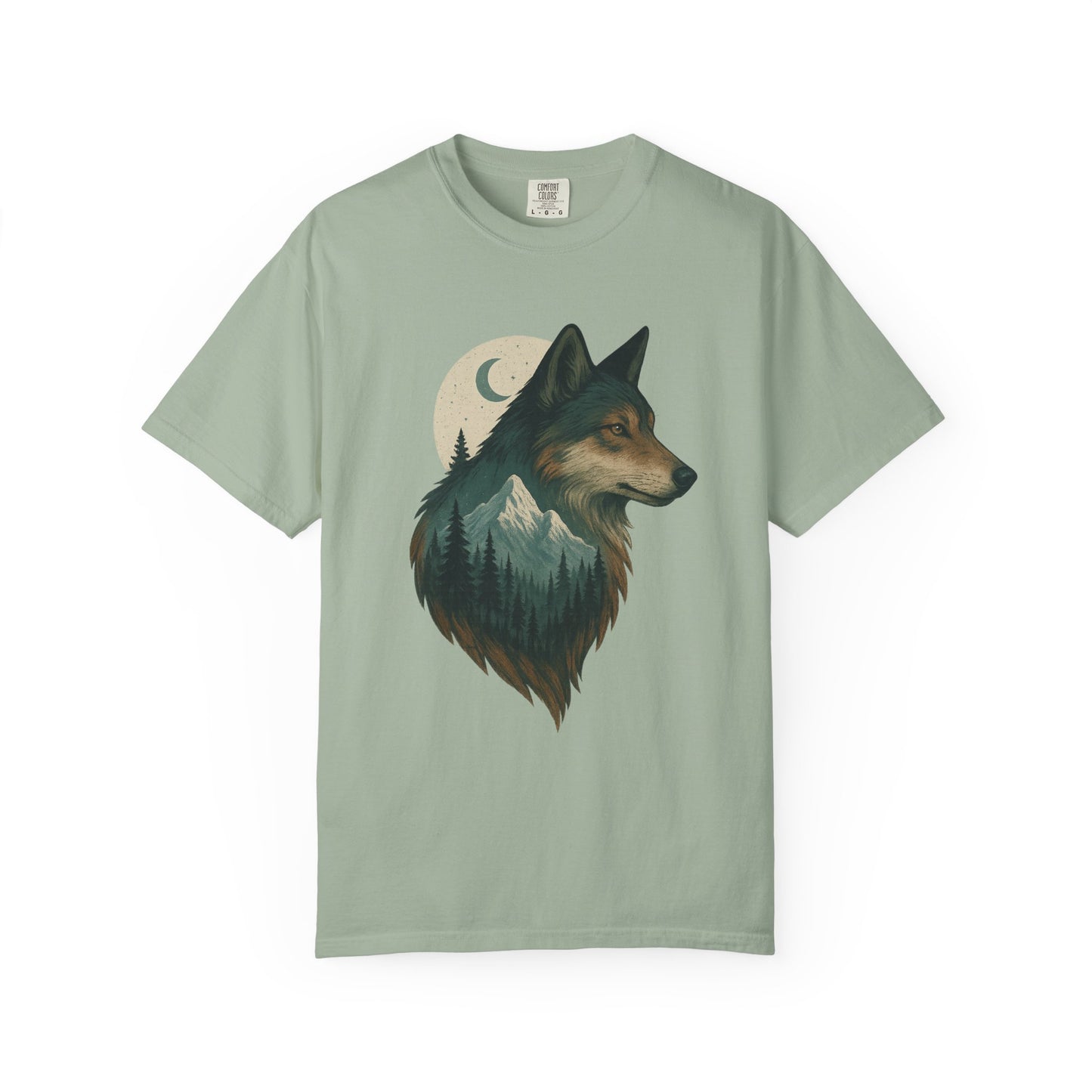 Midnight Range Wolf | Graphic Wolf Shirt