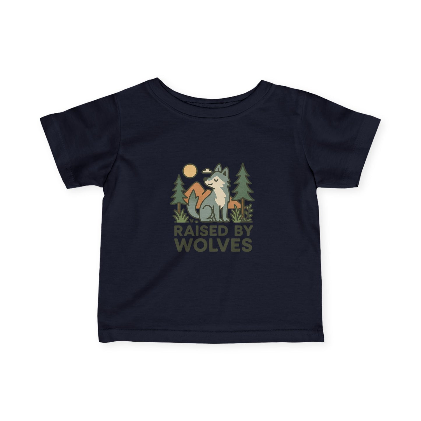 Raised By Wolves | Baby Wolf Shirt