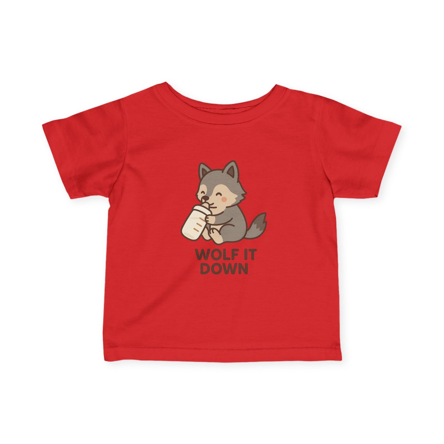 "Wolf It Down" | Baby Wolf Shirt
