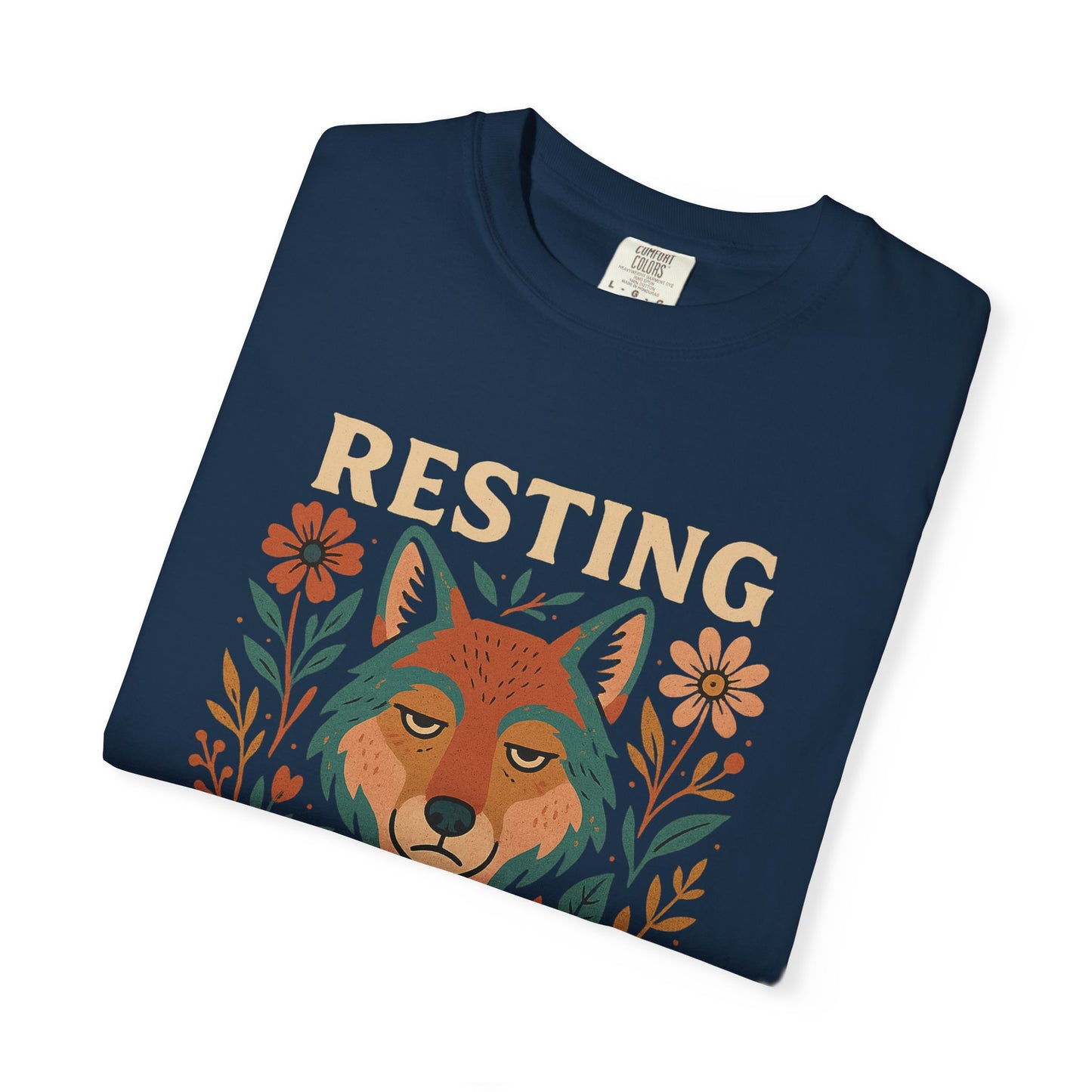 Emberglare Wolf – “Resting Wolf Face” | Graphic Wolf Shirt