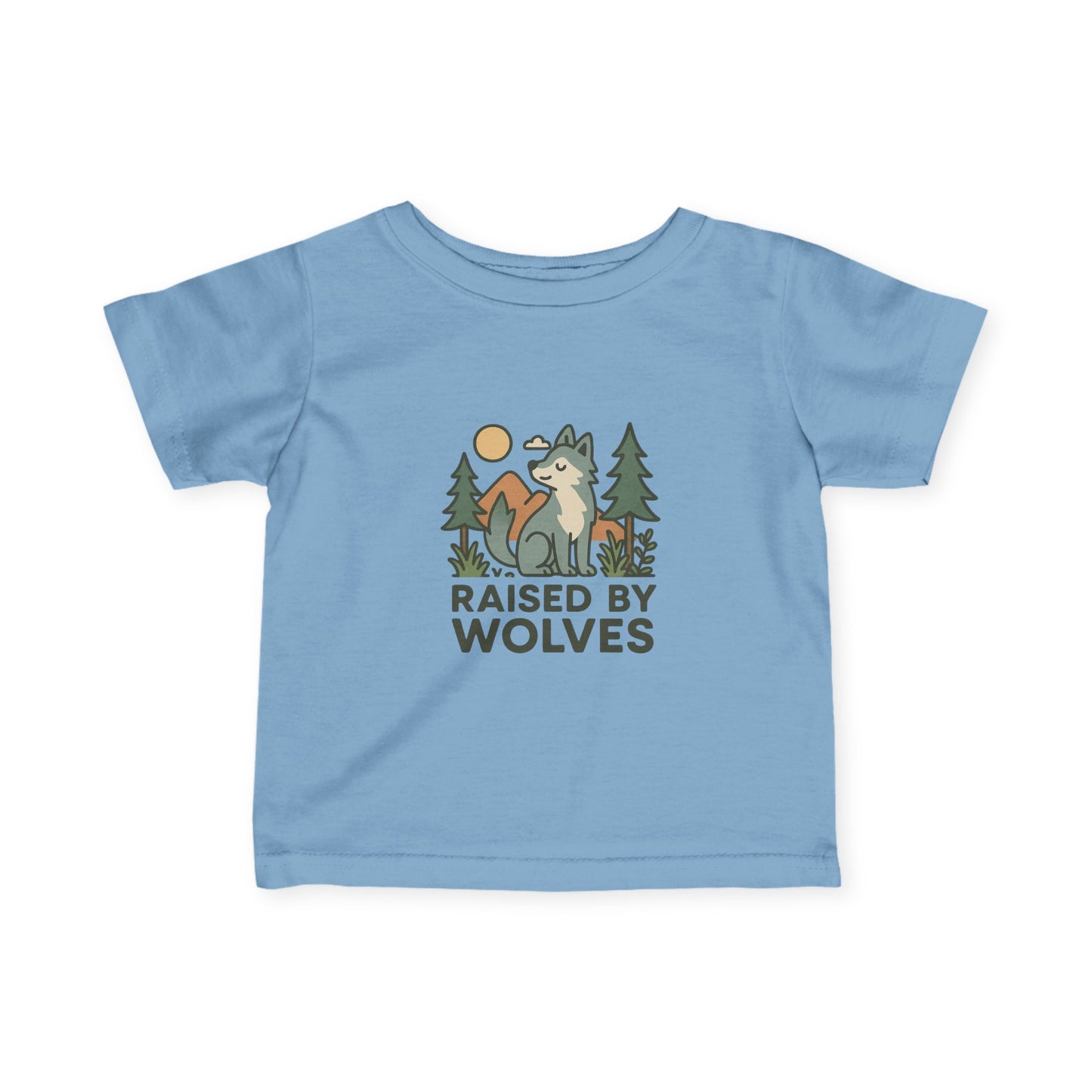Raised By Wolves | Baby Wolf Shirt