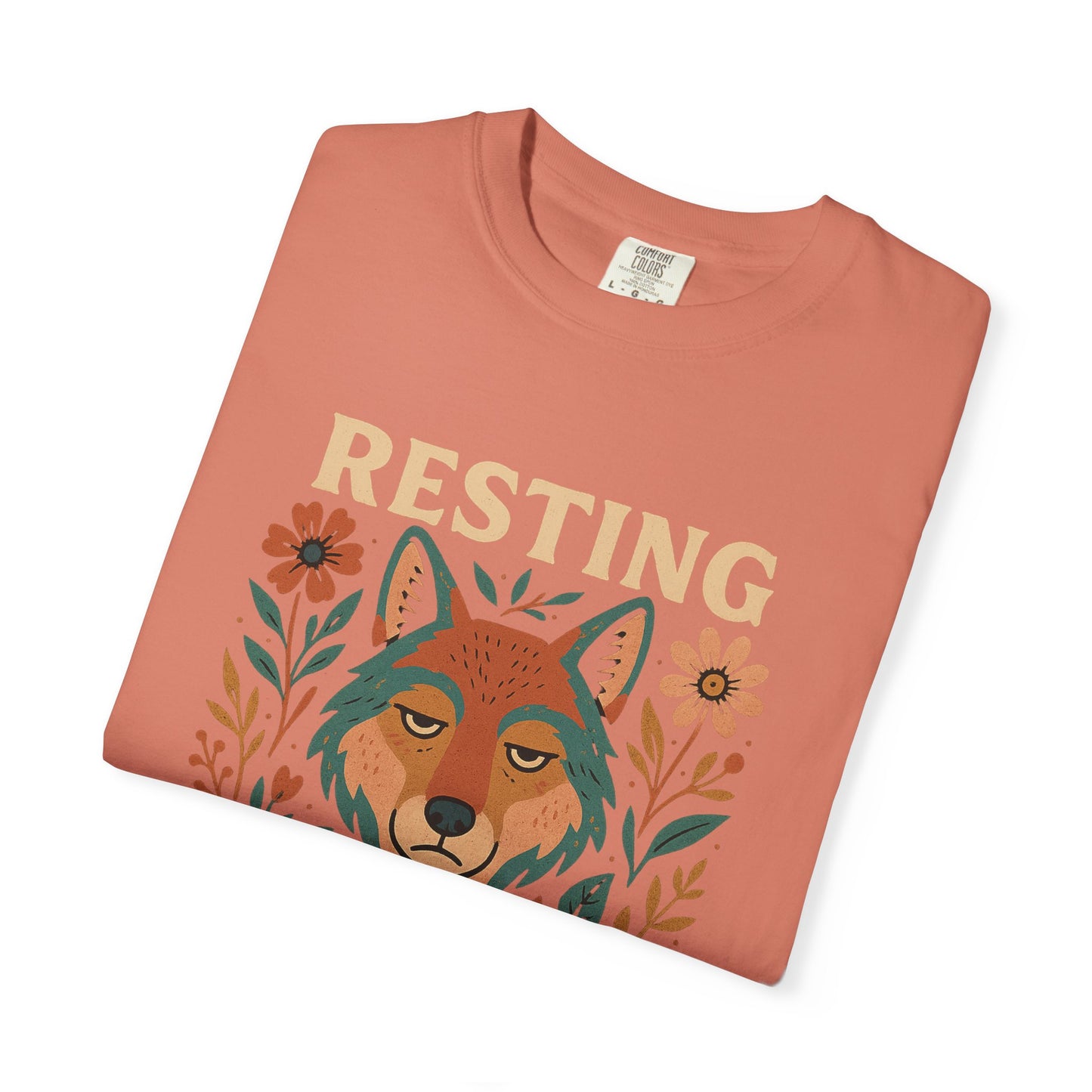 Emberglare Wolf – “Resting Wolf Face” | Graphic Wolf Shirt