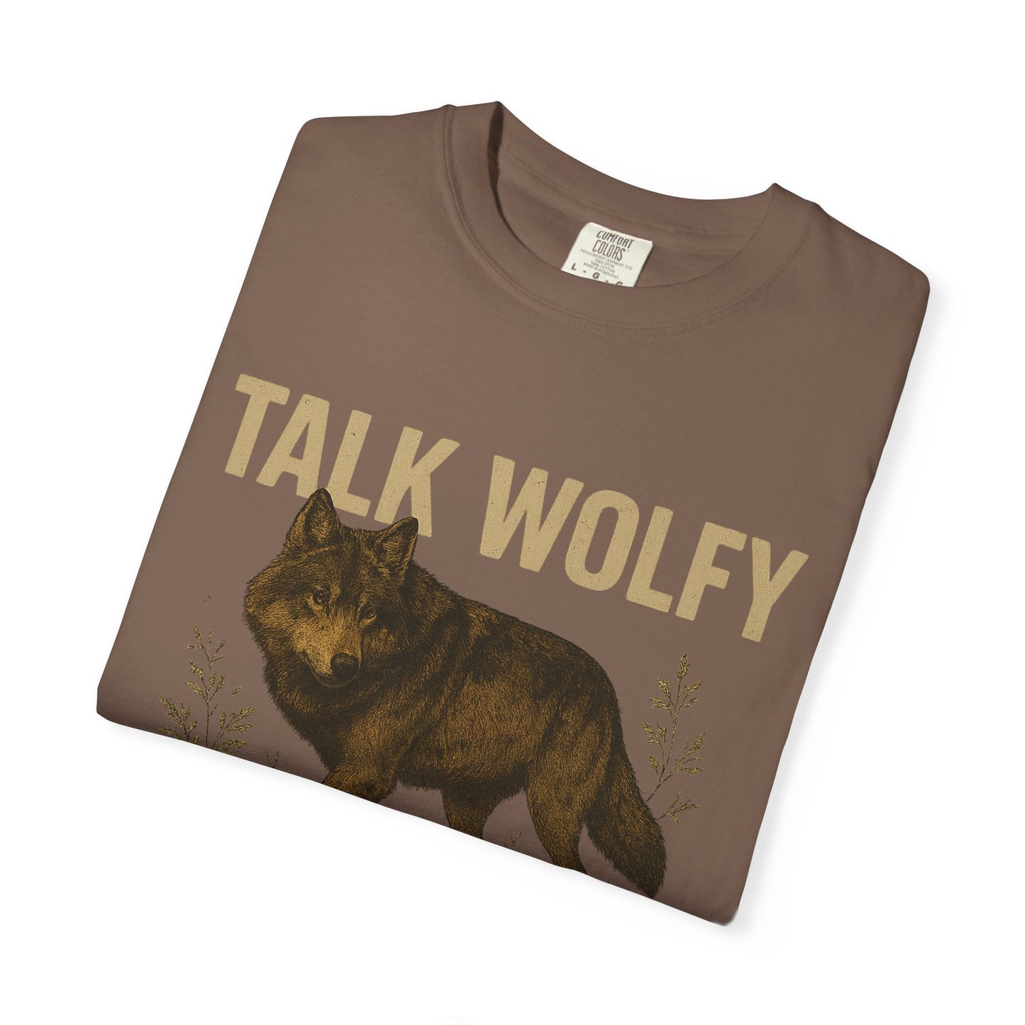 "Talk Wolfy To Me" Wolf Shirt | Graphic Wolf Shirt