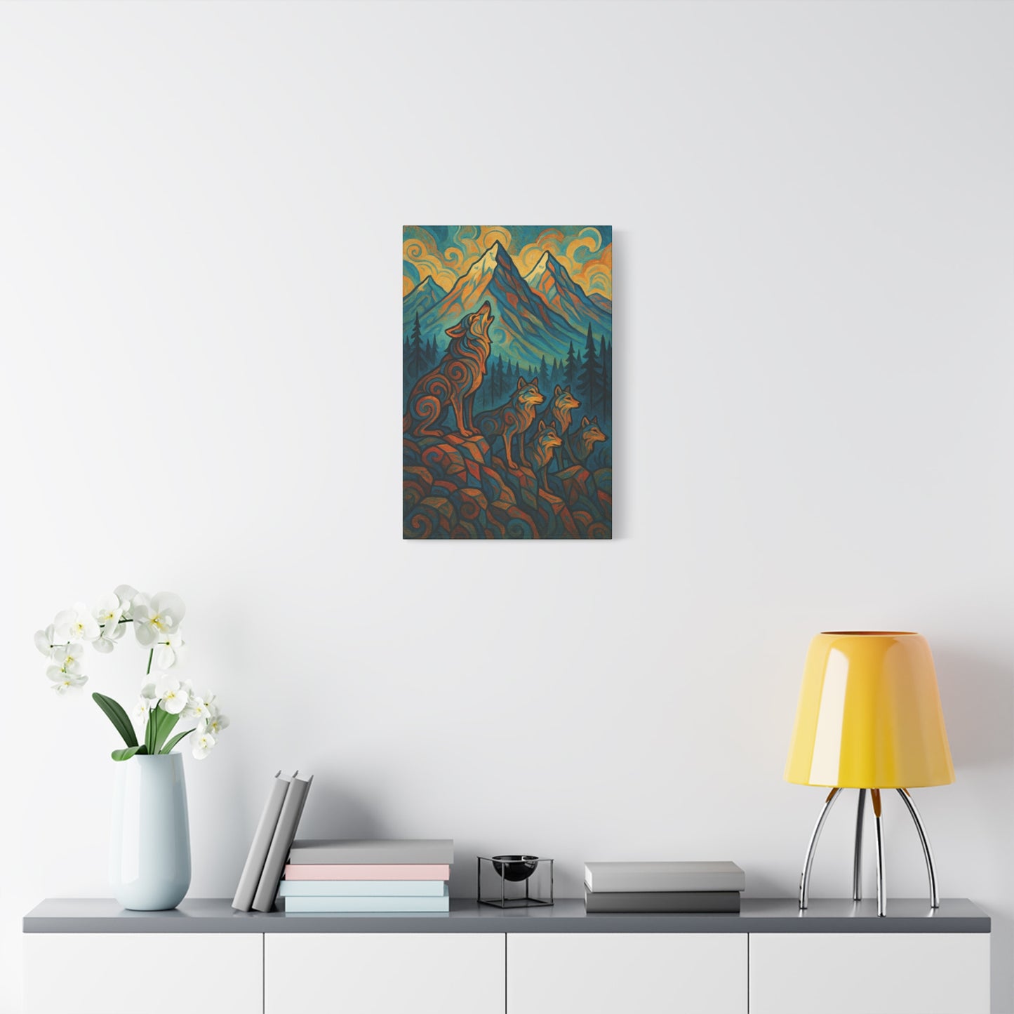 Summon the Pack | Nature Wolf Canvas Wall Art