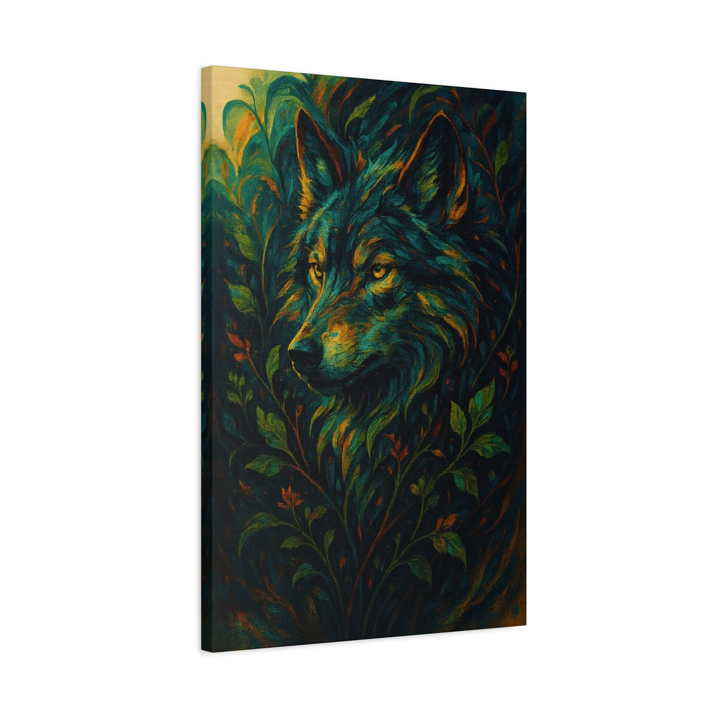Evergaze Wolf | Nature Wolf Canvas Wall Art