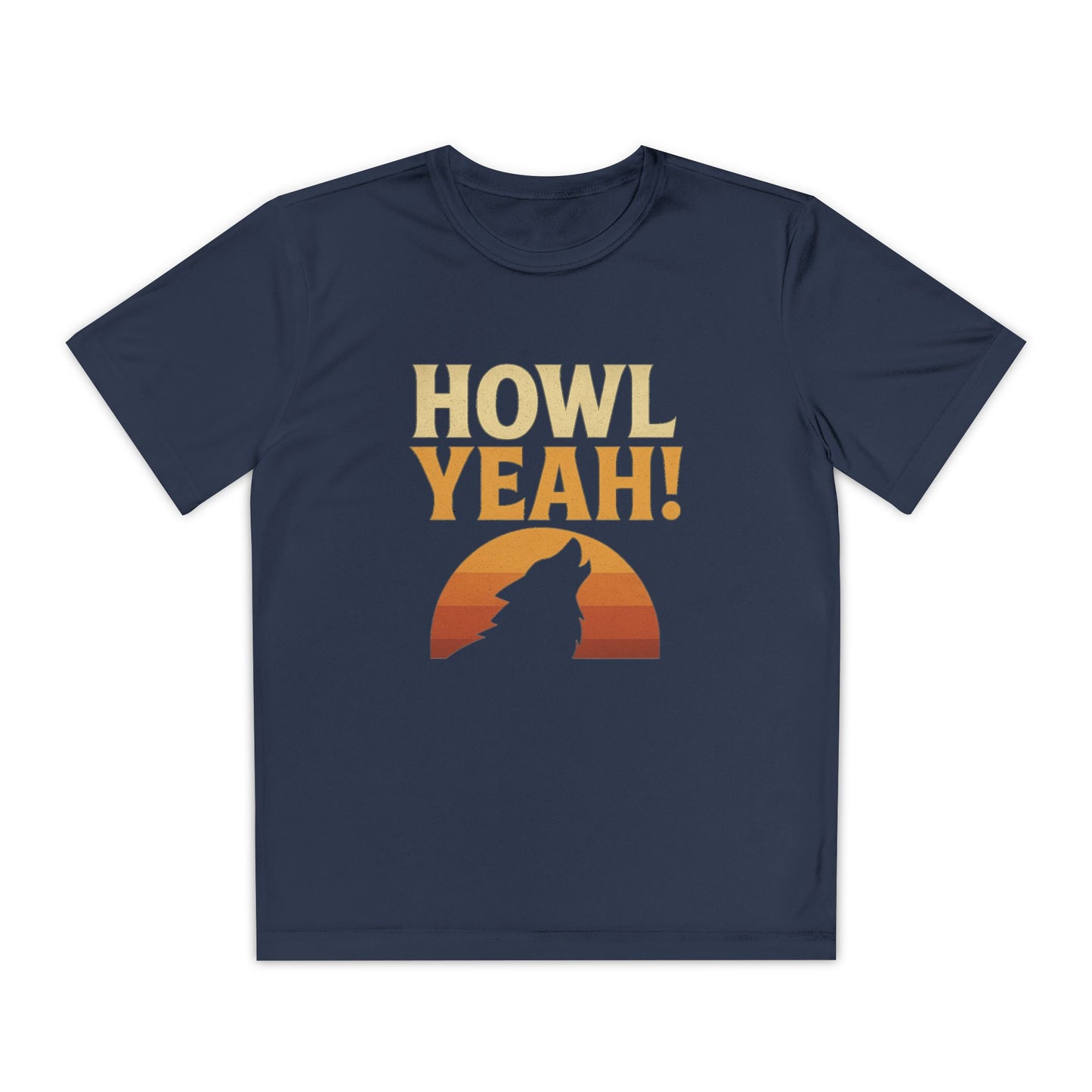 "Howl Yeah!" | Youth Graphic Wolf Shirt