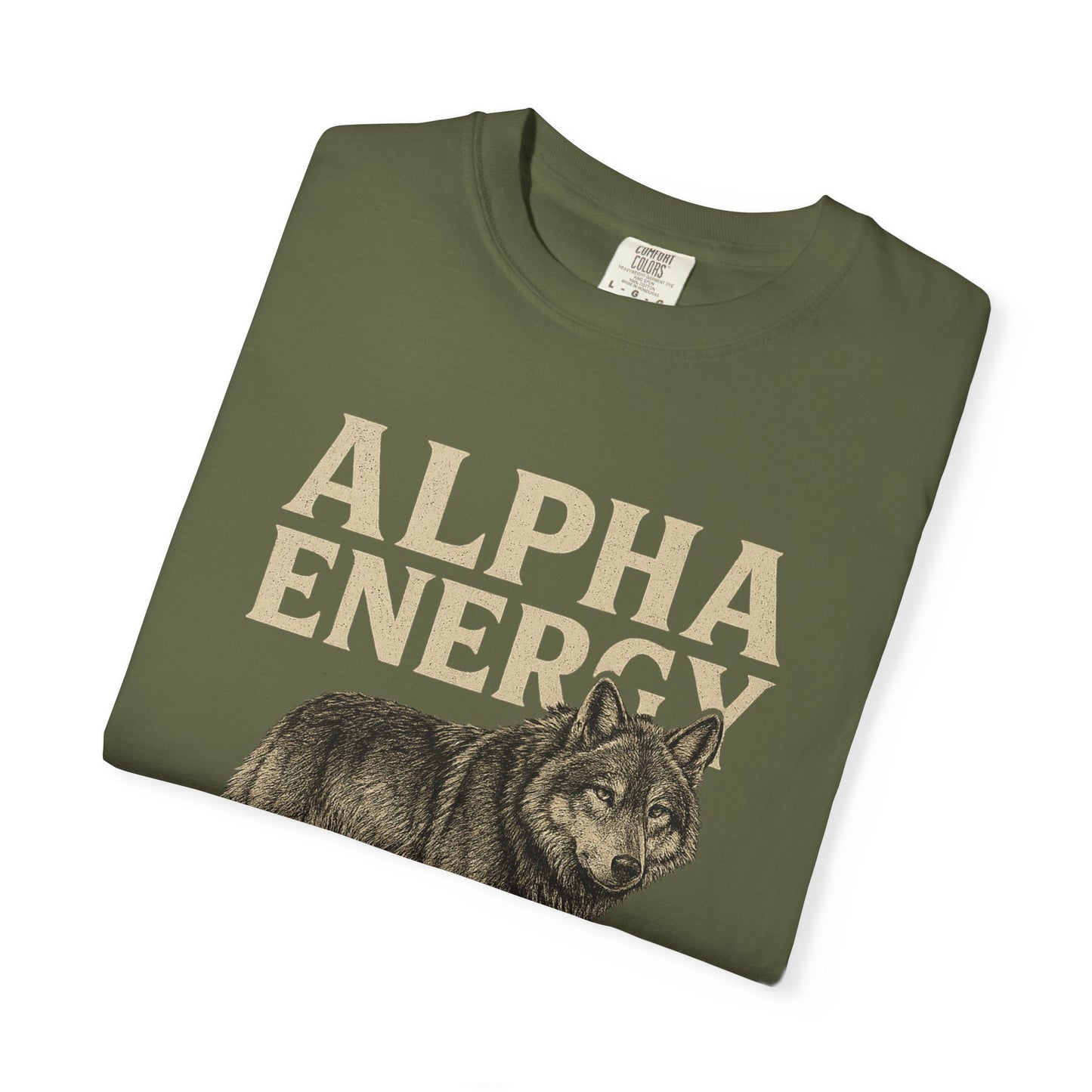 Alpha Energy Wolf | Graphic Wolf Shirt