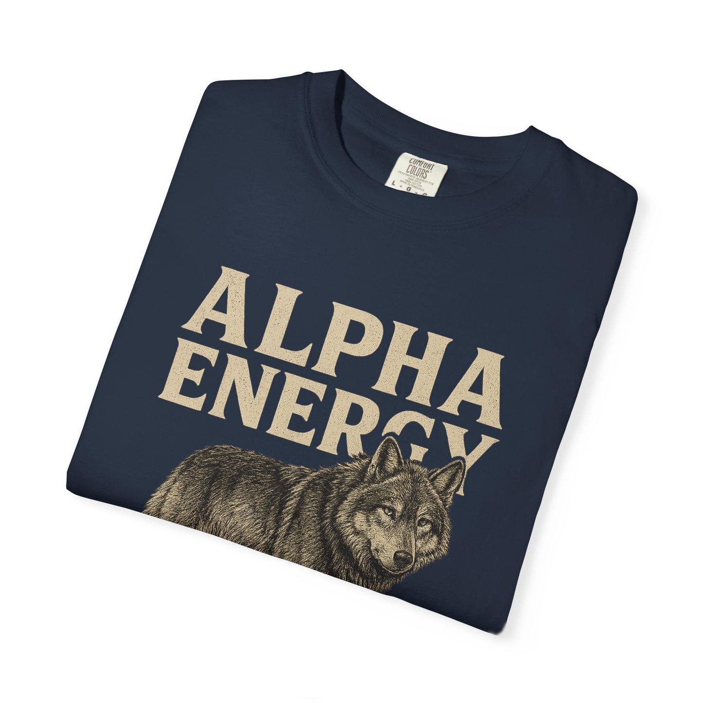 Alpha Energy Wolf | Graphic Wolf Shirt