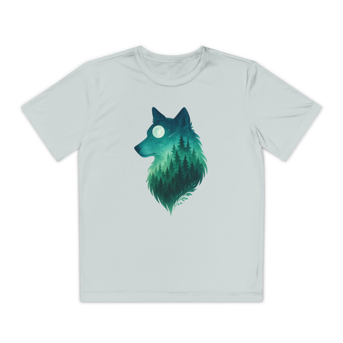 Moondream Wolf | Youth Graphic Wolf Shirt