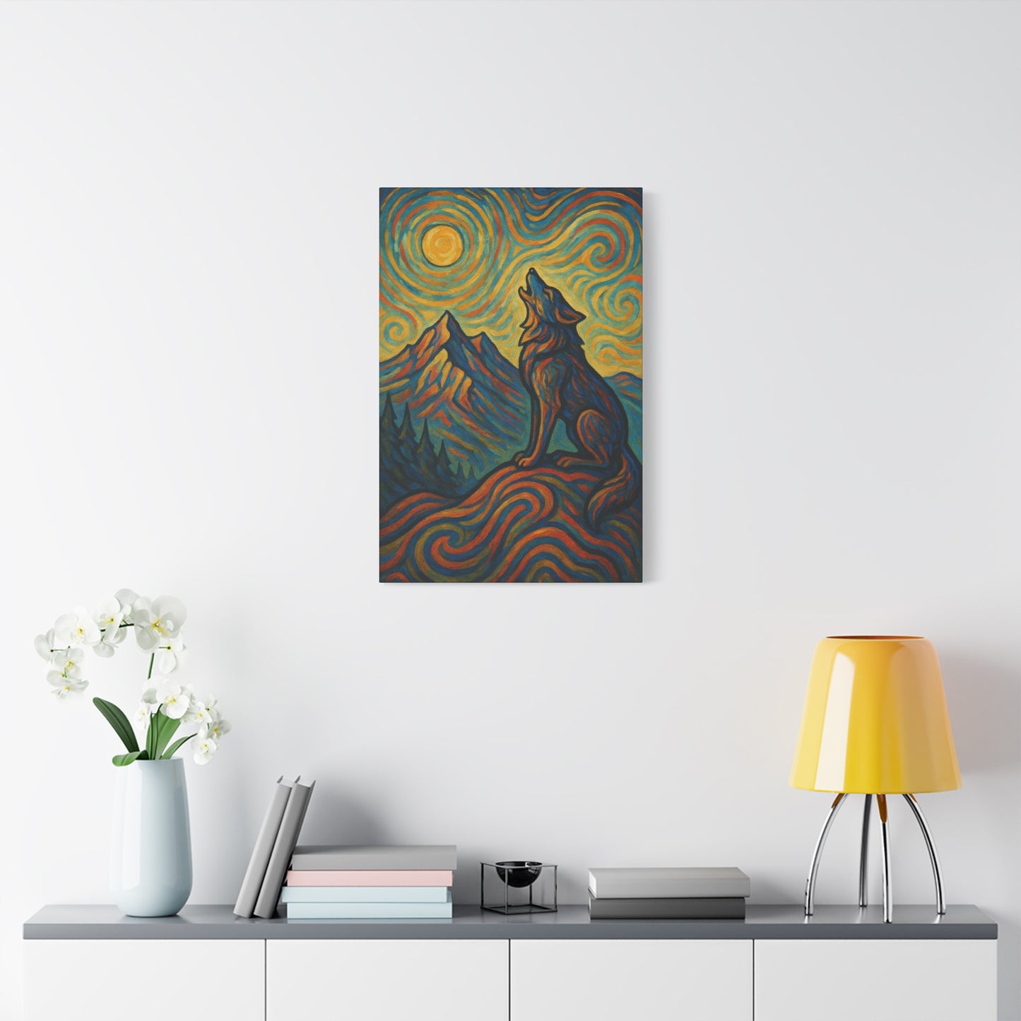 Suncry Wolf | Nature Wolf Canvas Wall Art