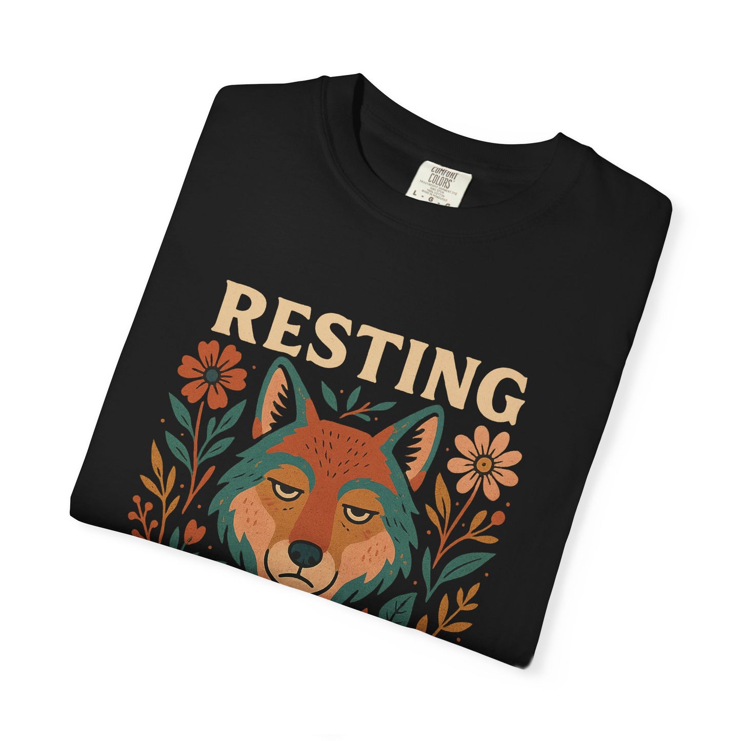Emberglare Wolf – “Resting Wolf Face” | Graphic Wolf Shirt