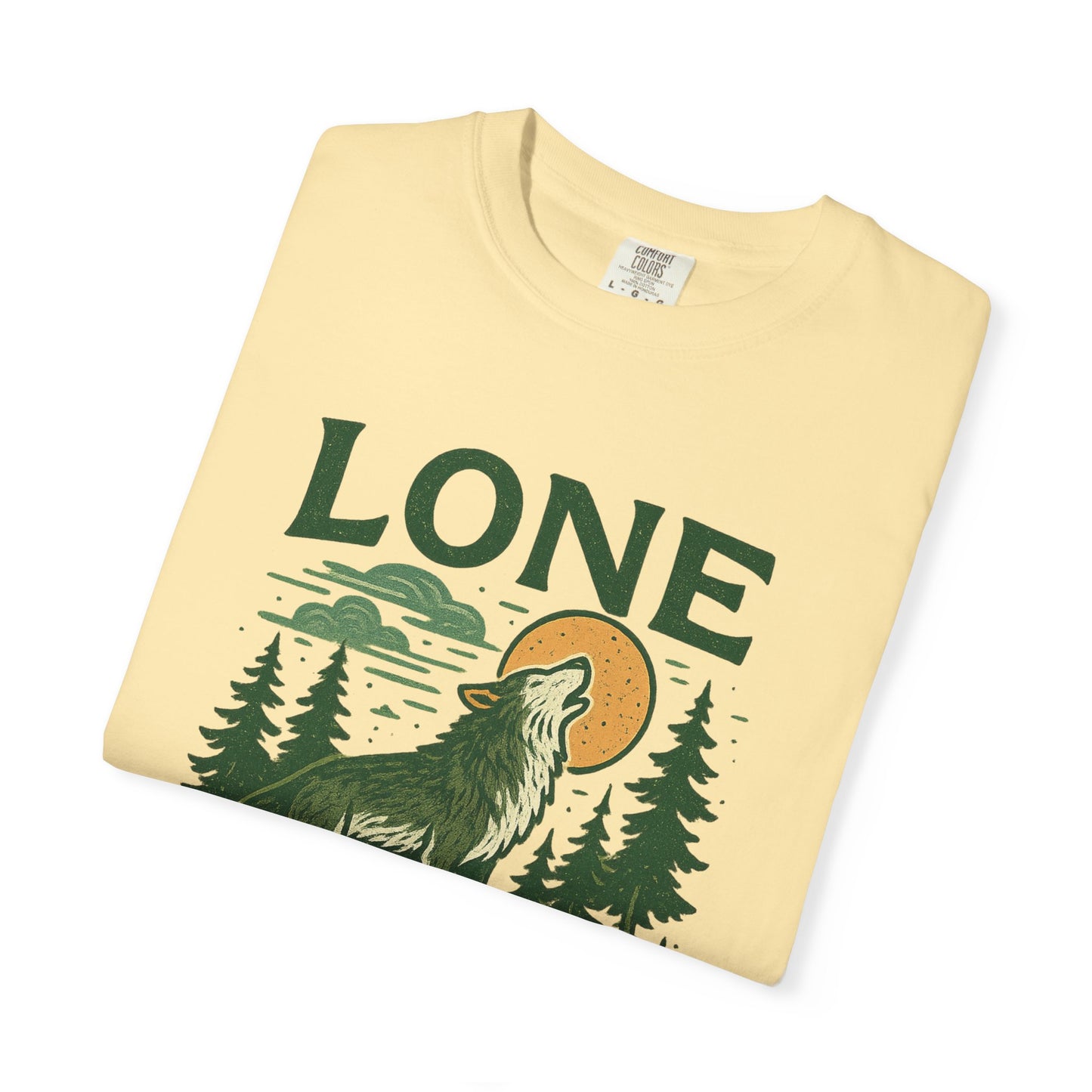 Lone But Not Lost | Graphic Wolf Shirt