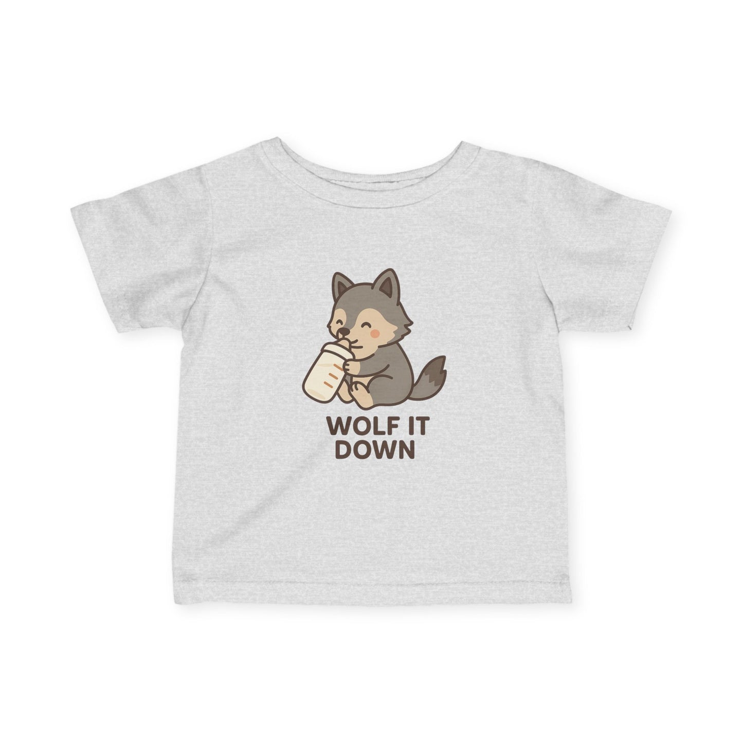 "Wolf It Down" | Baby Wolf Shirt