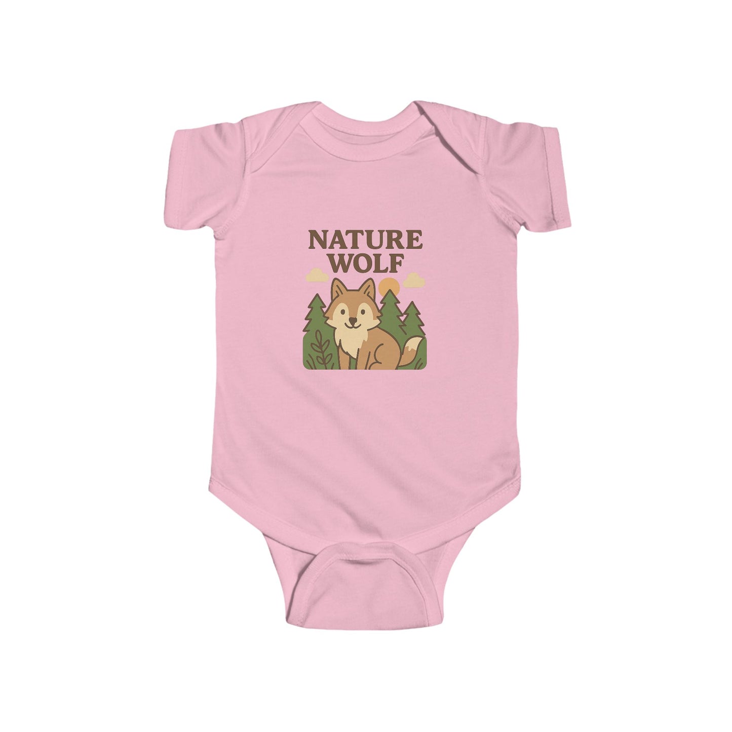Little "Nature Wolf" | Baby Bodysuit