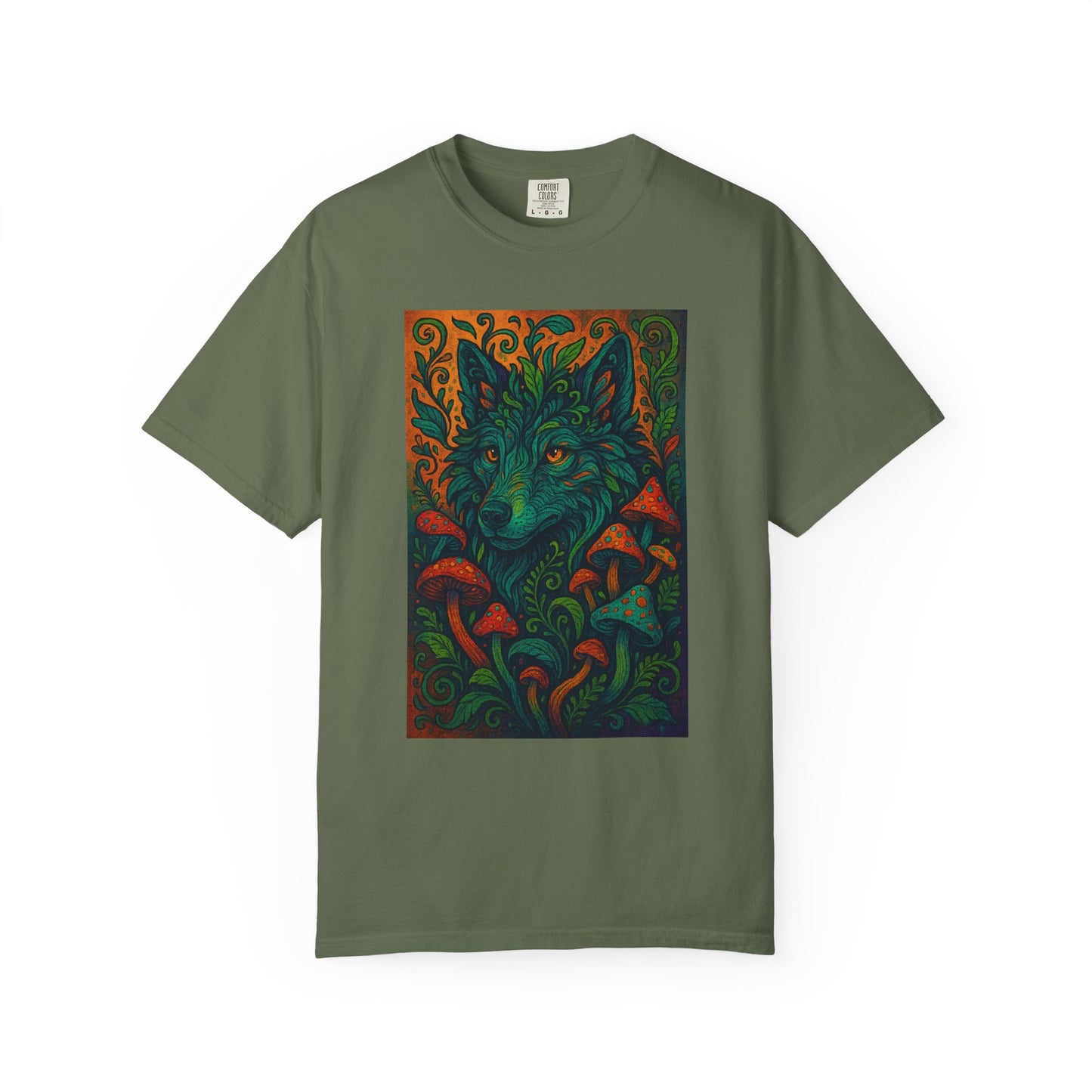 Shroomshade Wolf | Graphic Wolf Shirt