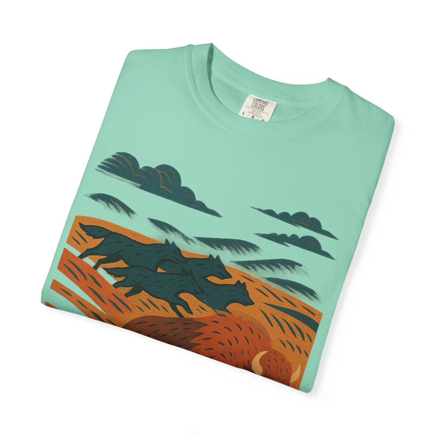 Flow of the Wolf Pack | Graphic Wolf Shirt