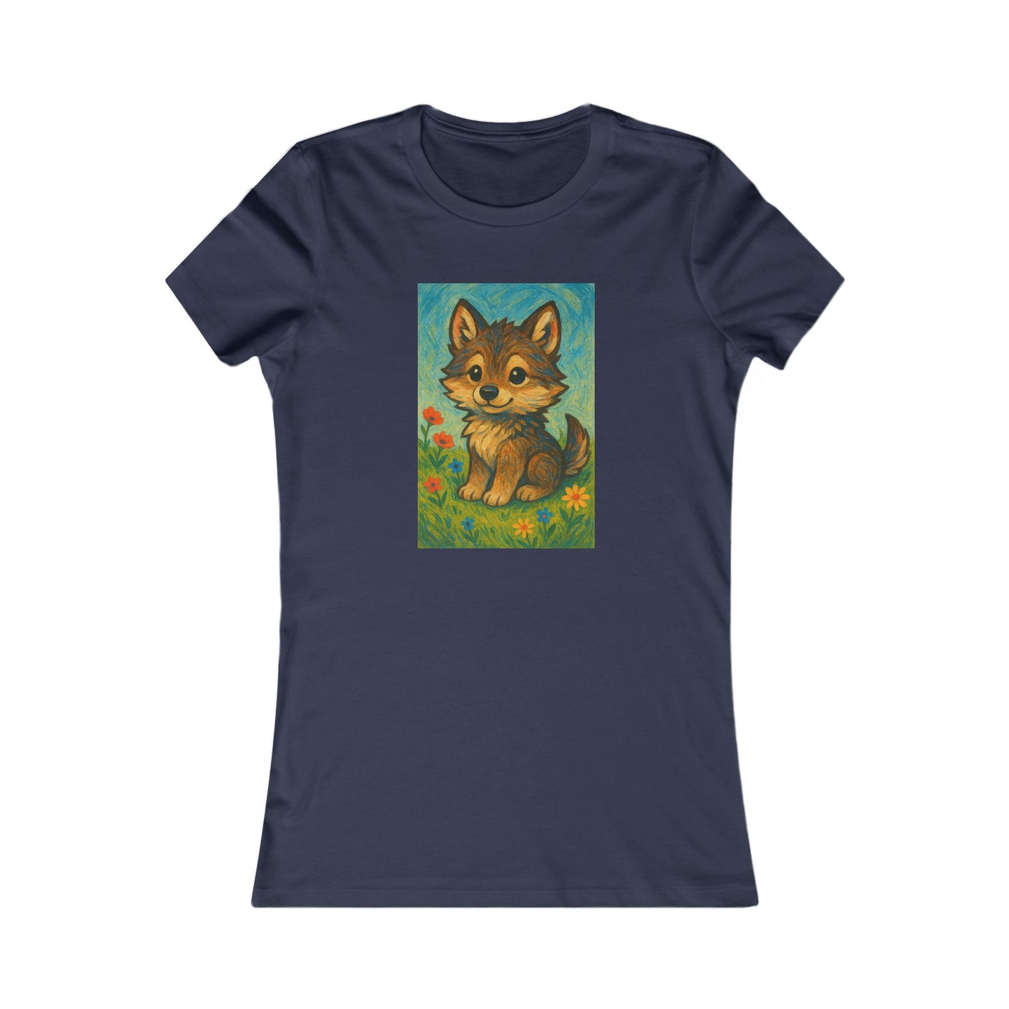 Little Wildflower Wolf | Women’s Graphic Tee