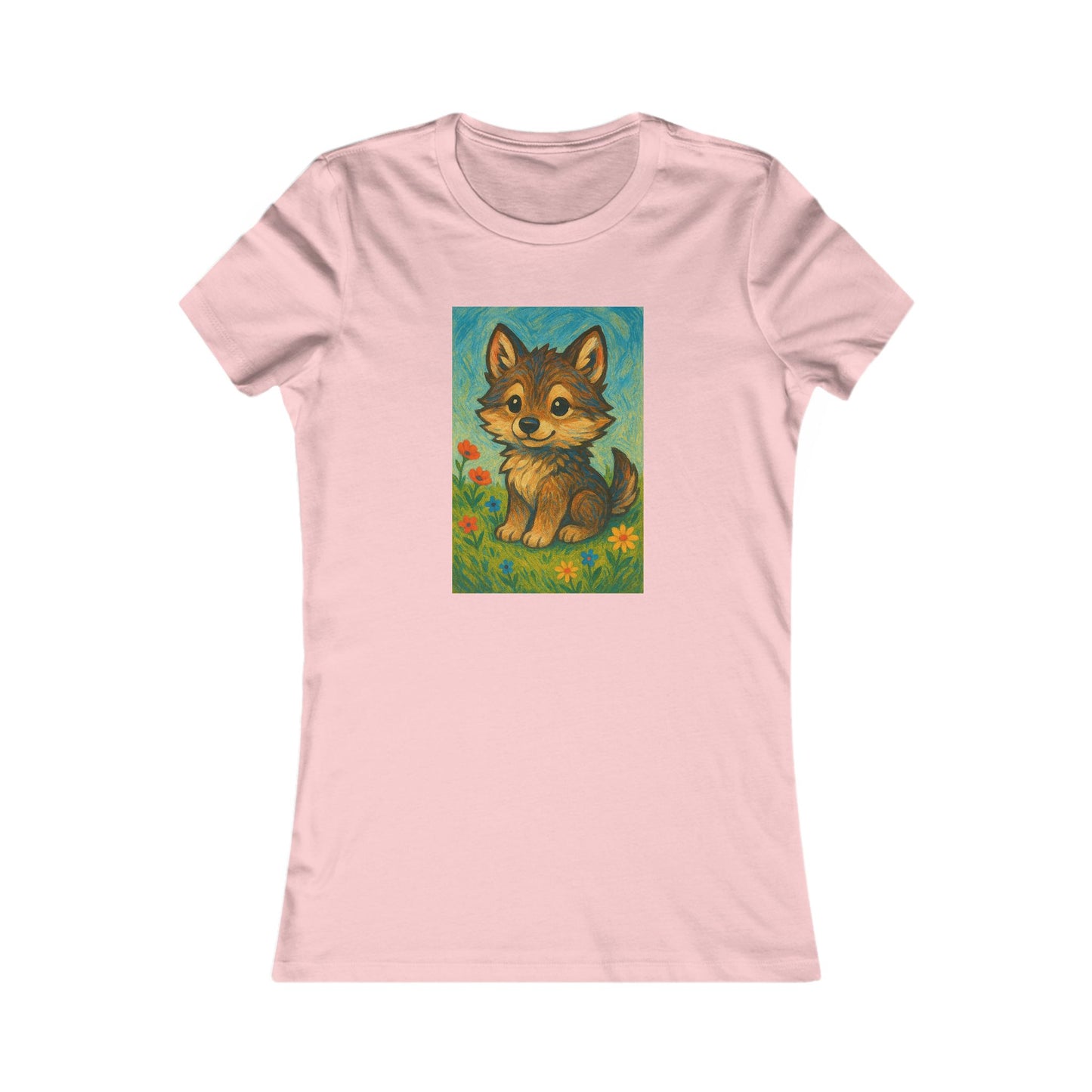 Little Wildflower Wolf | Women’s Graphic Tee