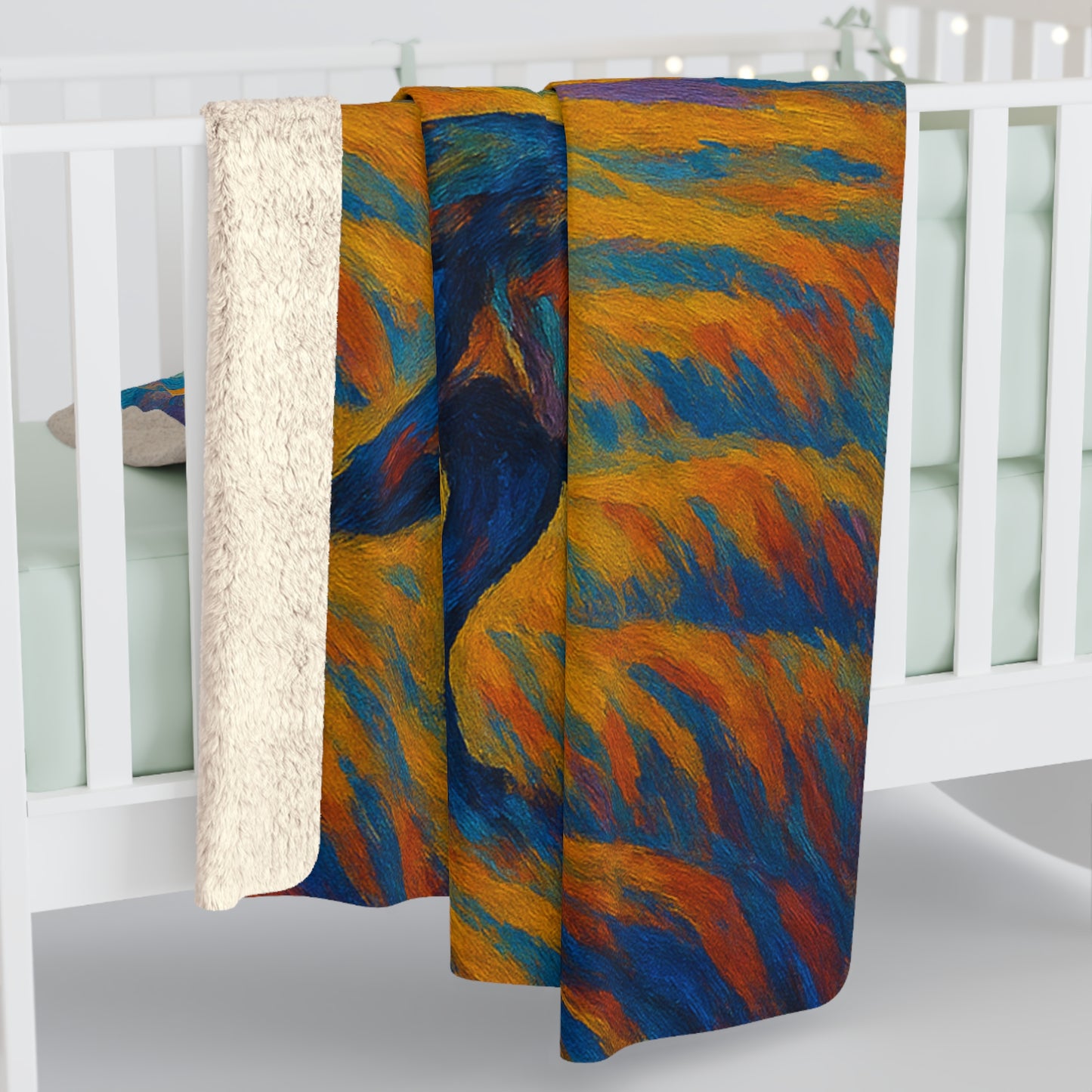 Fieldwatcher Wolf | Nature Wolf Large Sherpa Blanket