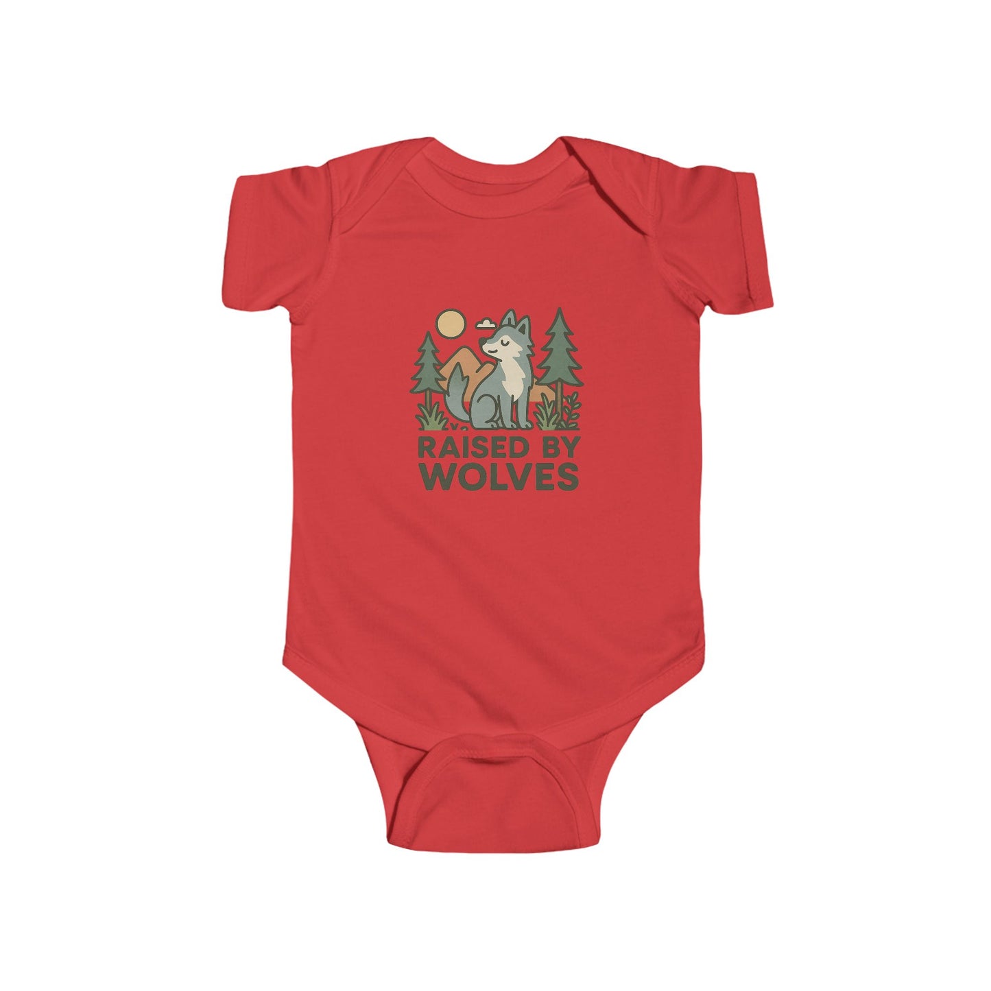 "Raised By Wolves" | Baby Bodysuit