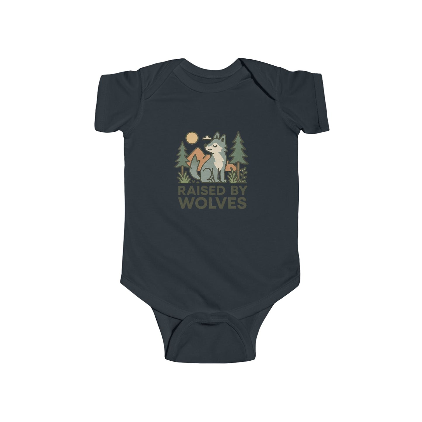 "Raised By Wolves" | Baby Bodysuit