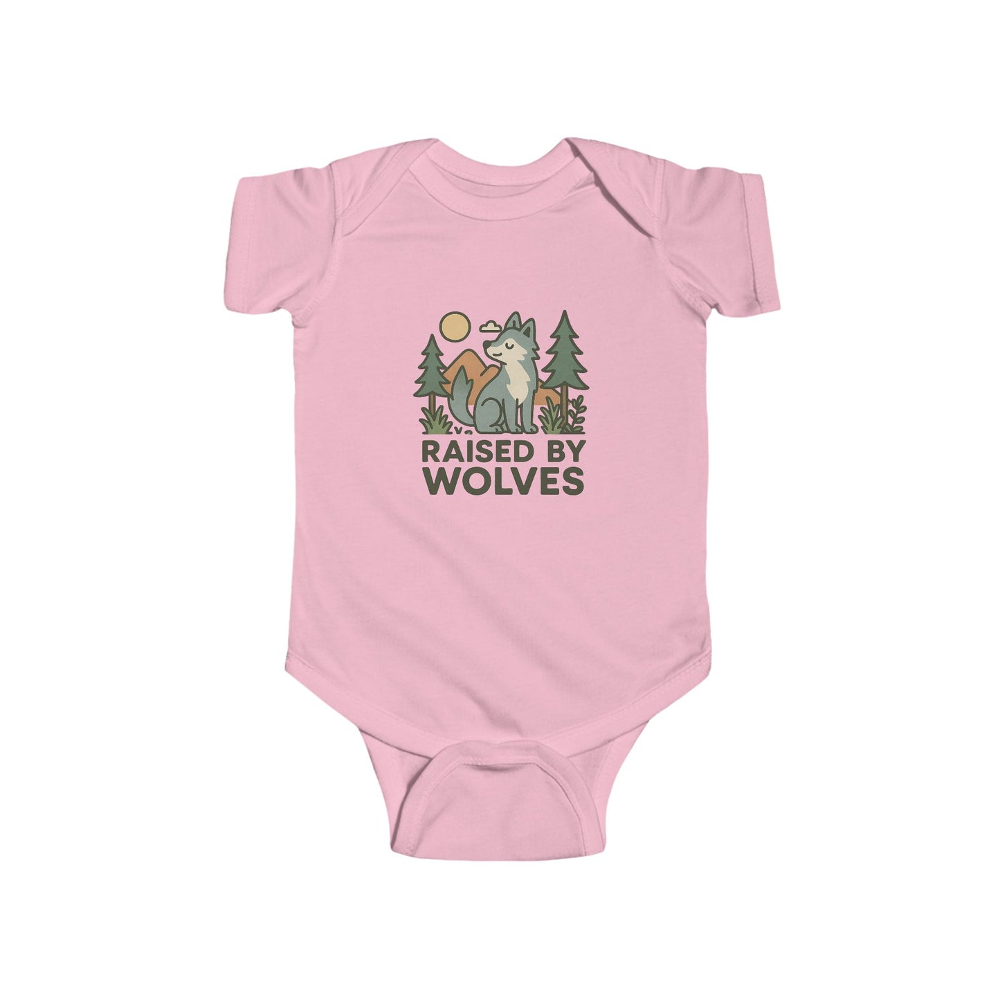 "Raised By Wolves" | Baby Bodysuit