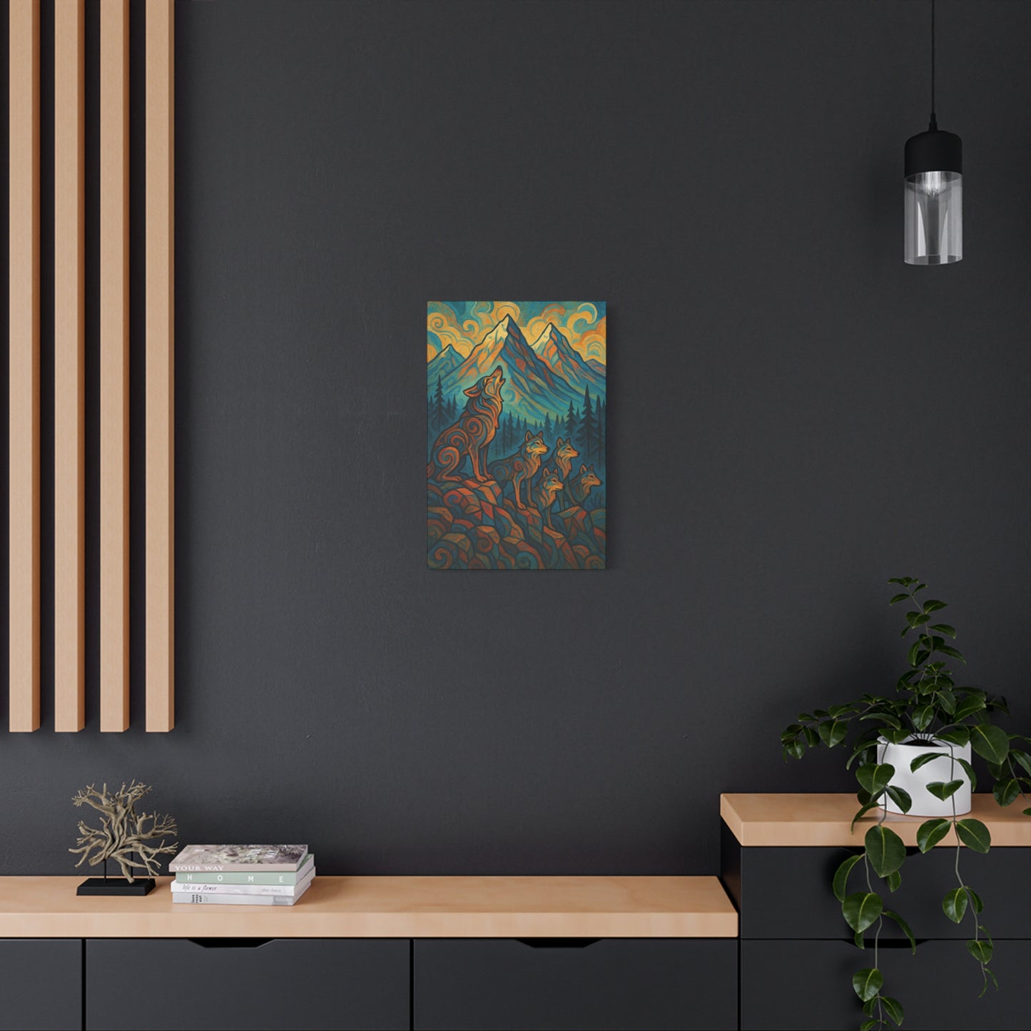 Summon the Pack | Nature Wolf Canvas Wall Art