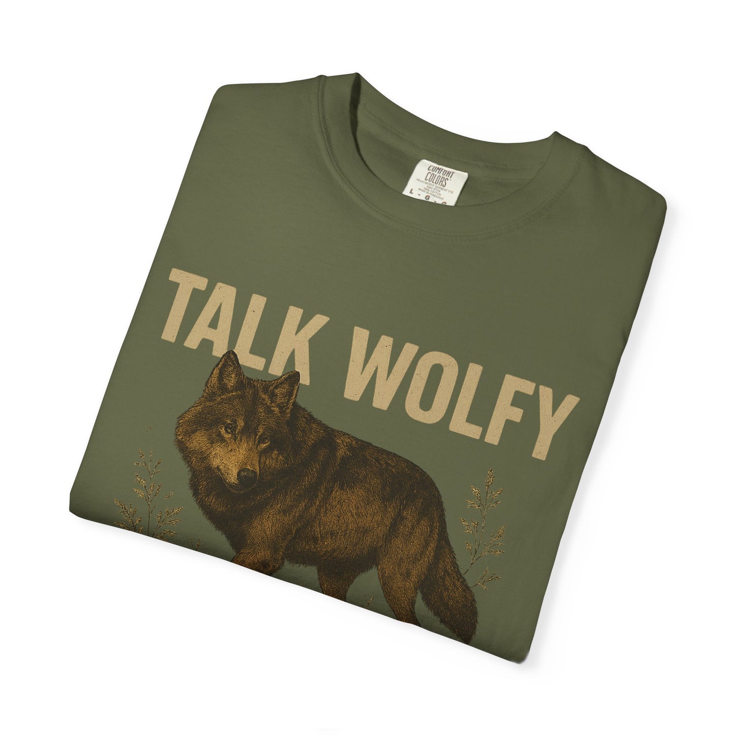 "Talk Wolfy To Me" Wolf Shirt | Graphic Wolf Shirt