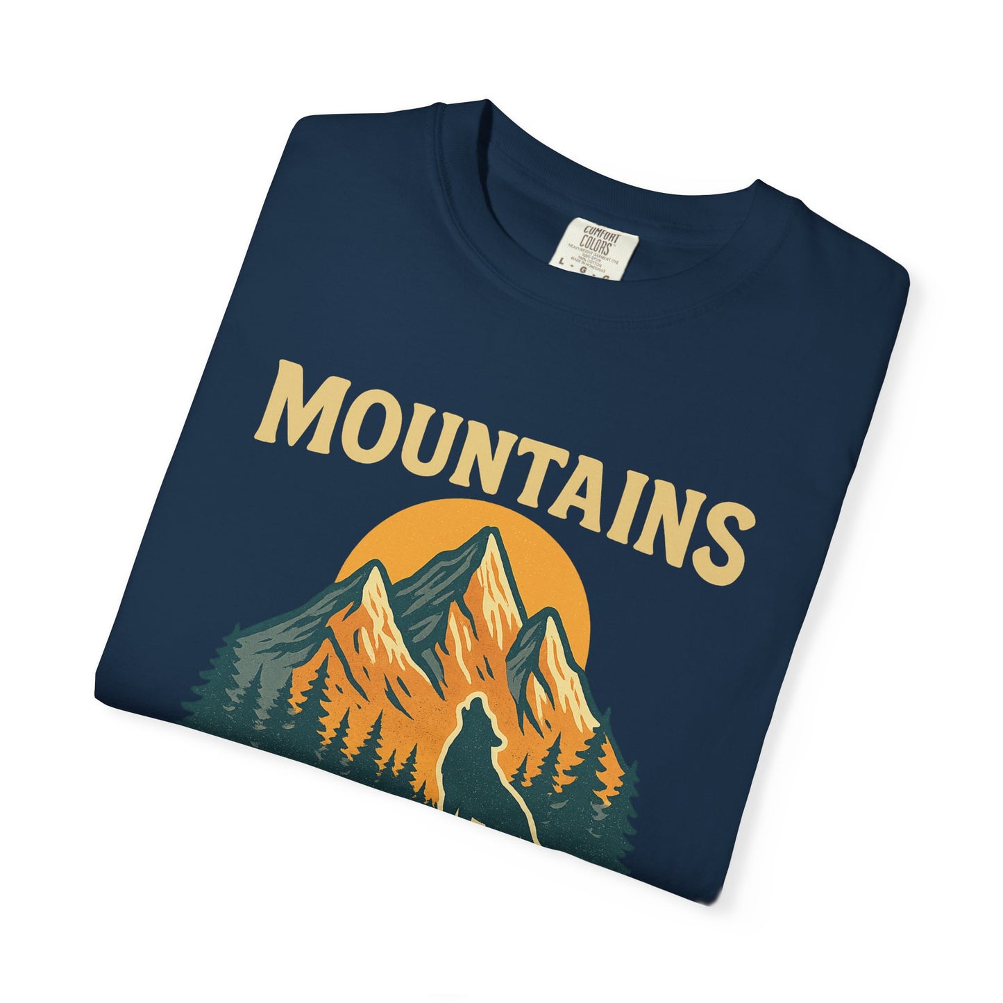 Mountains Know My Name - Howling Wolf | Graphic Wolf Shirt