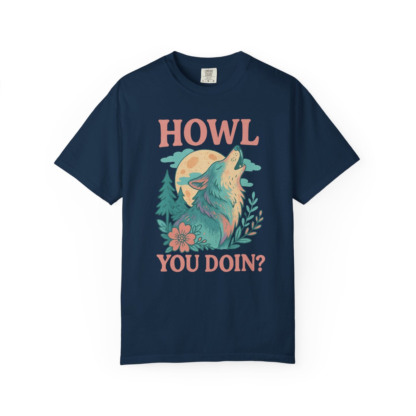 Softhowl Wolf – “Howl You Doin?” | Graphic Wolf Shirt