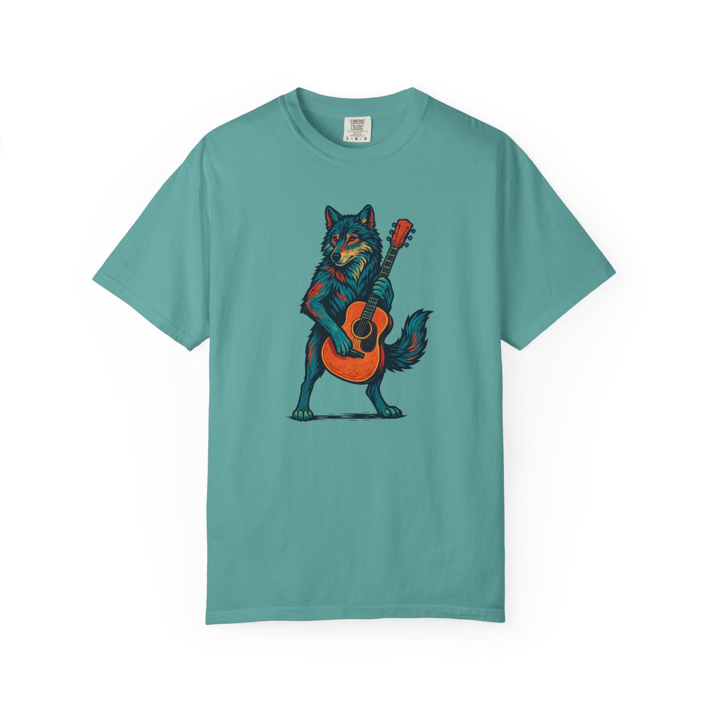 Acoustic Howl Wolf | Graphic Wolf Shirt
