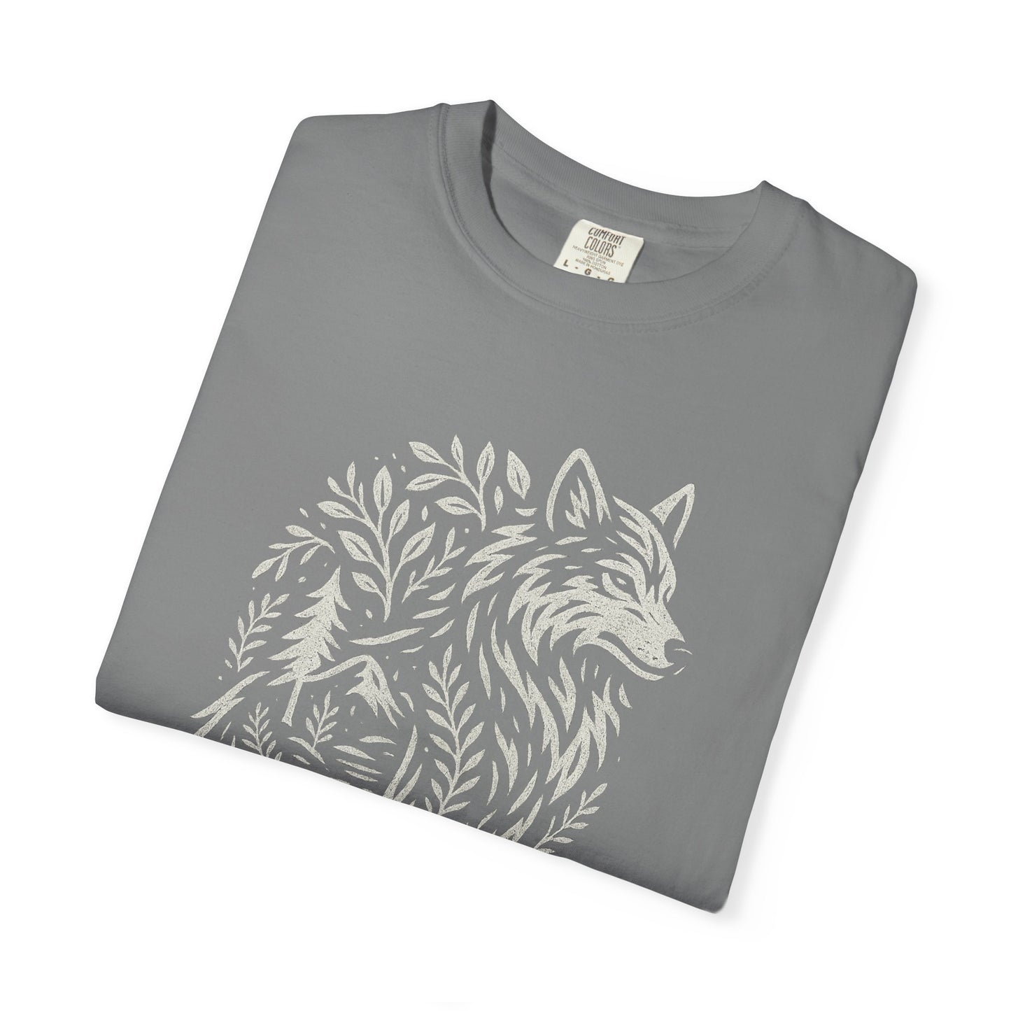 Rooted in Stillness | Graphic Wolf Shirt