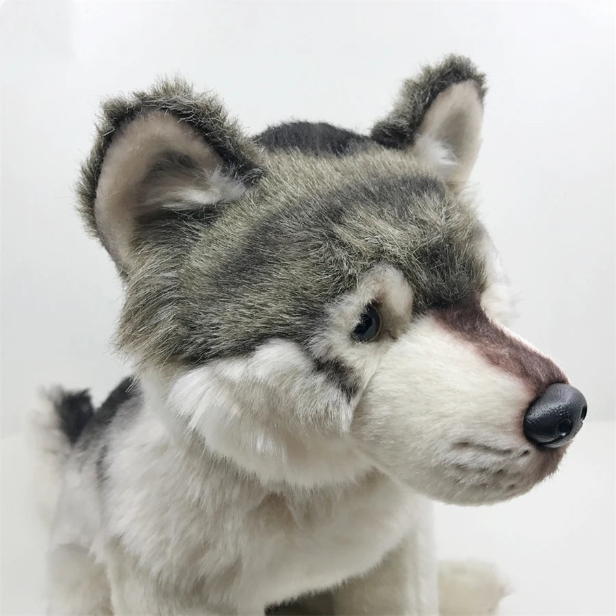 Willow the Wolf | Grey Wolf Plushie Stuffed Animal
