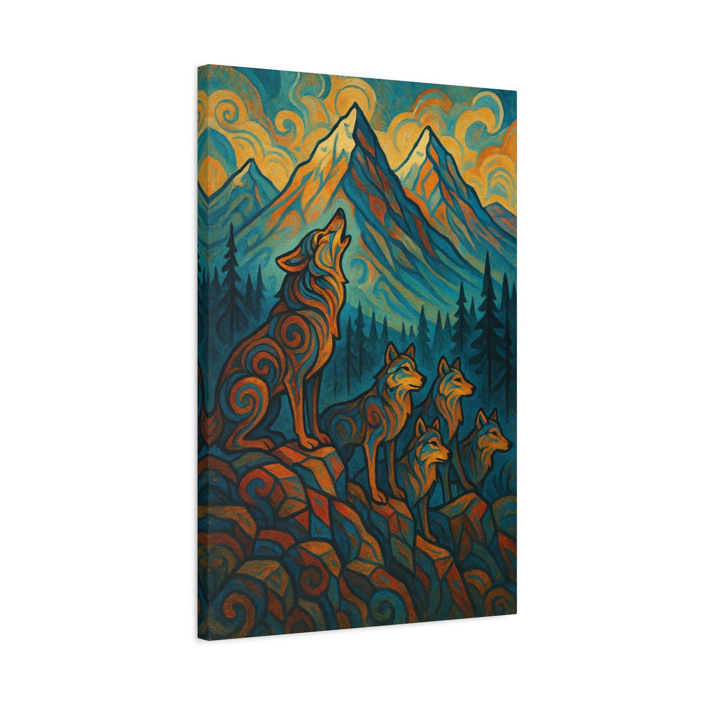 Summon the Pack | Nature Wolf Canvas Wall Art